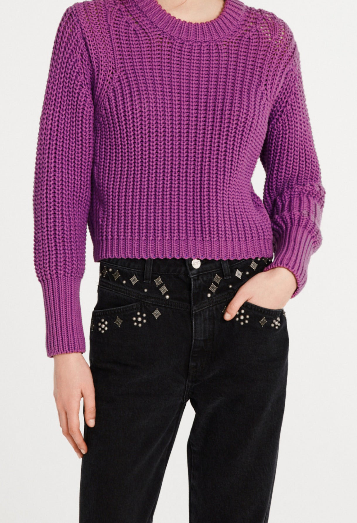 Pull en grosse maille Faume - seconde main