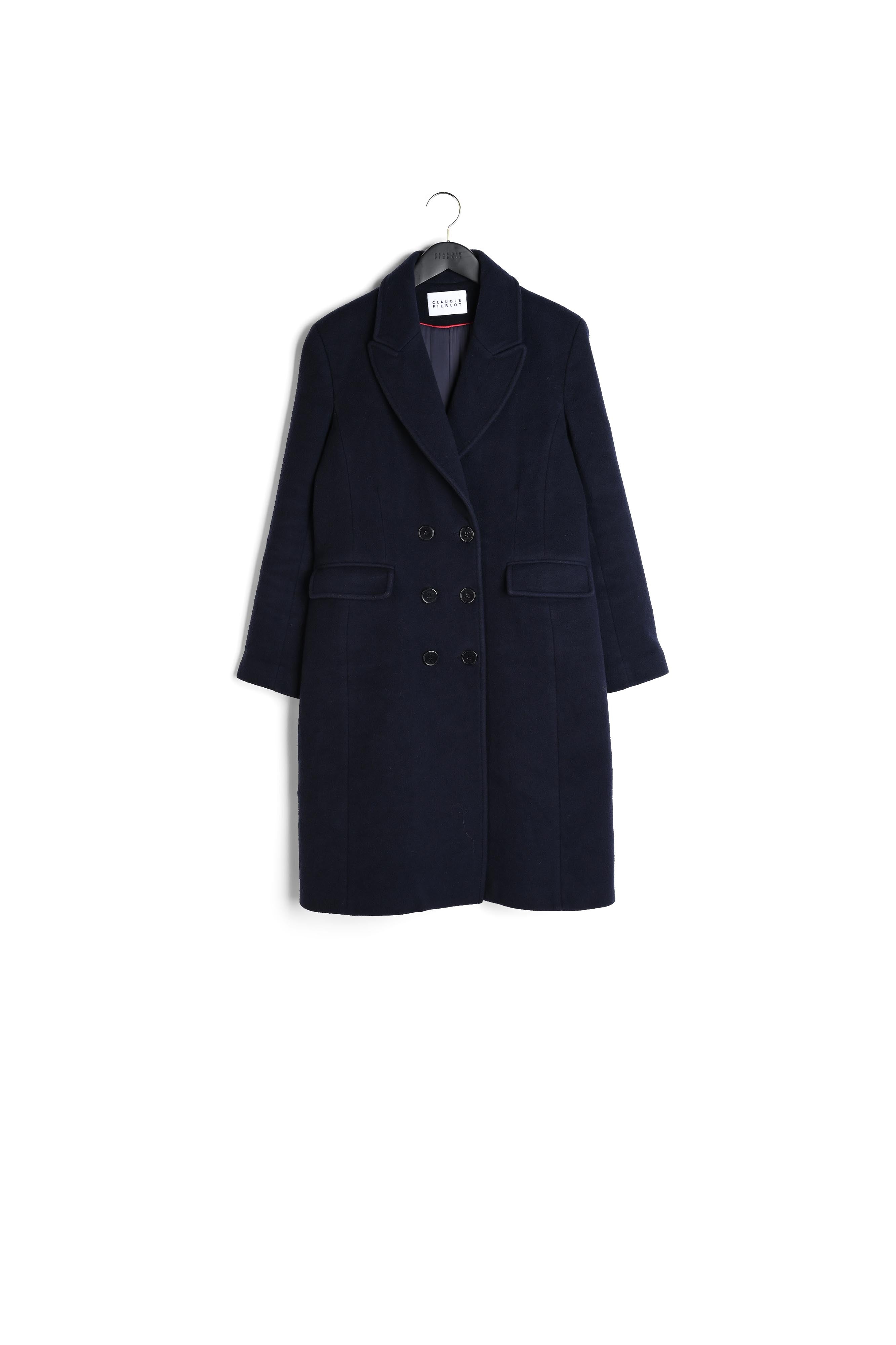 Manteau cintré triple boutonnage Faume - seconde main