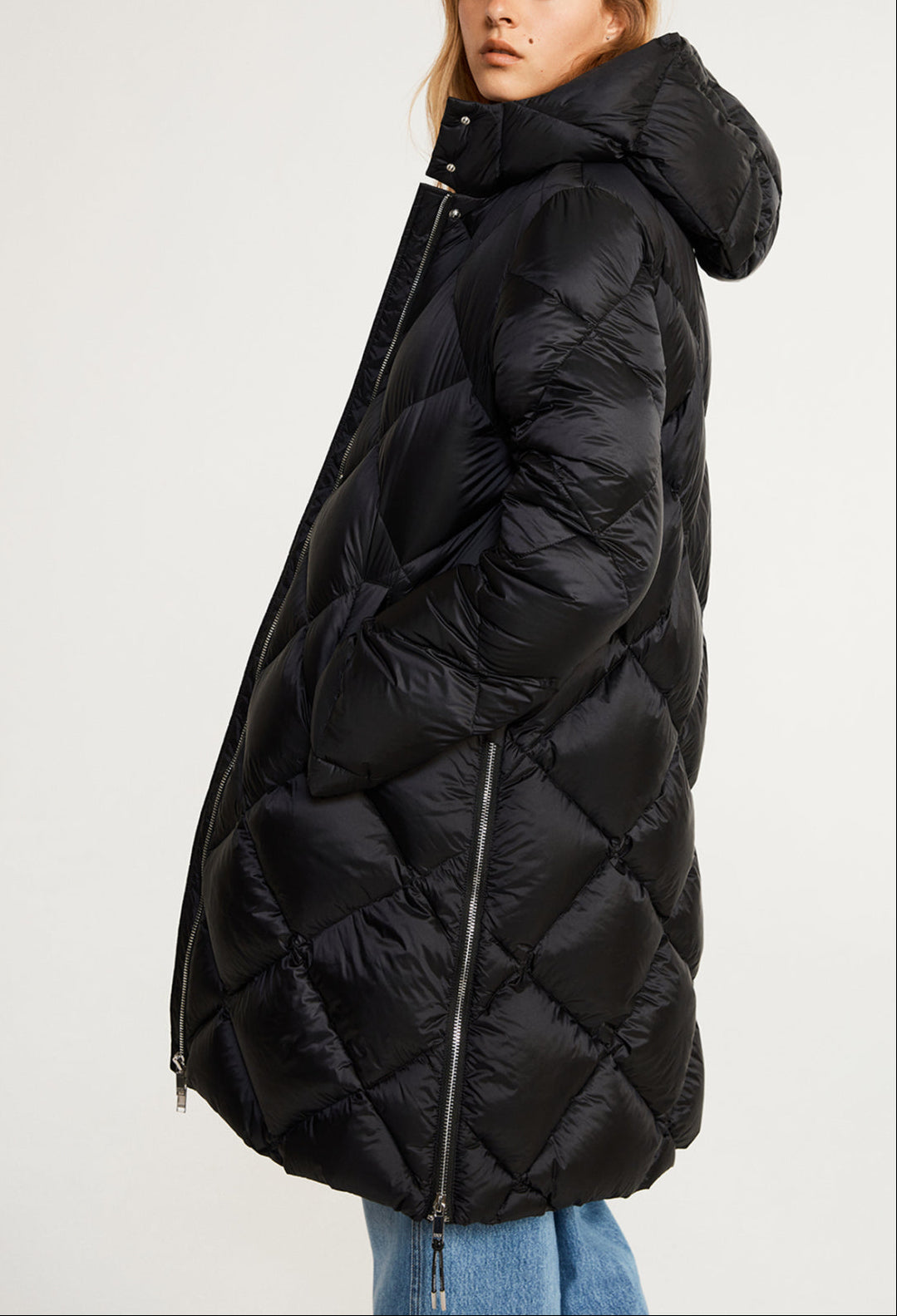 Doudoune longue en polyester recyclé Faume - seconde main