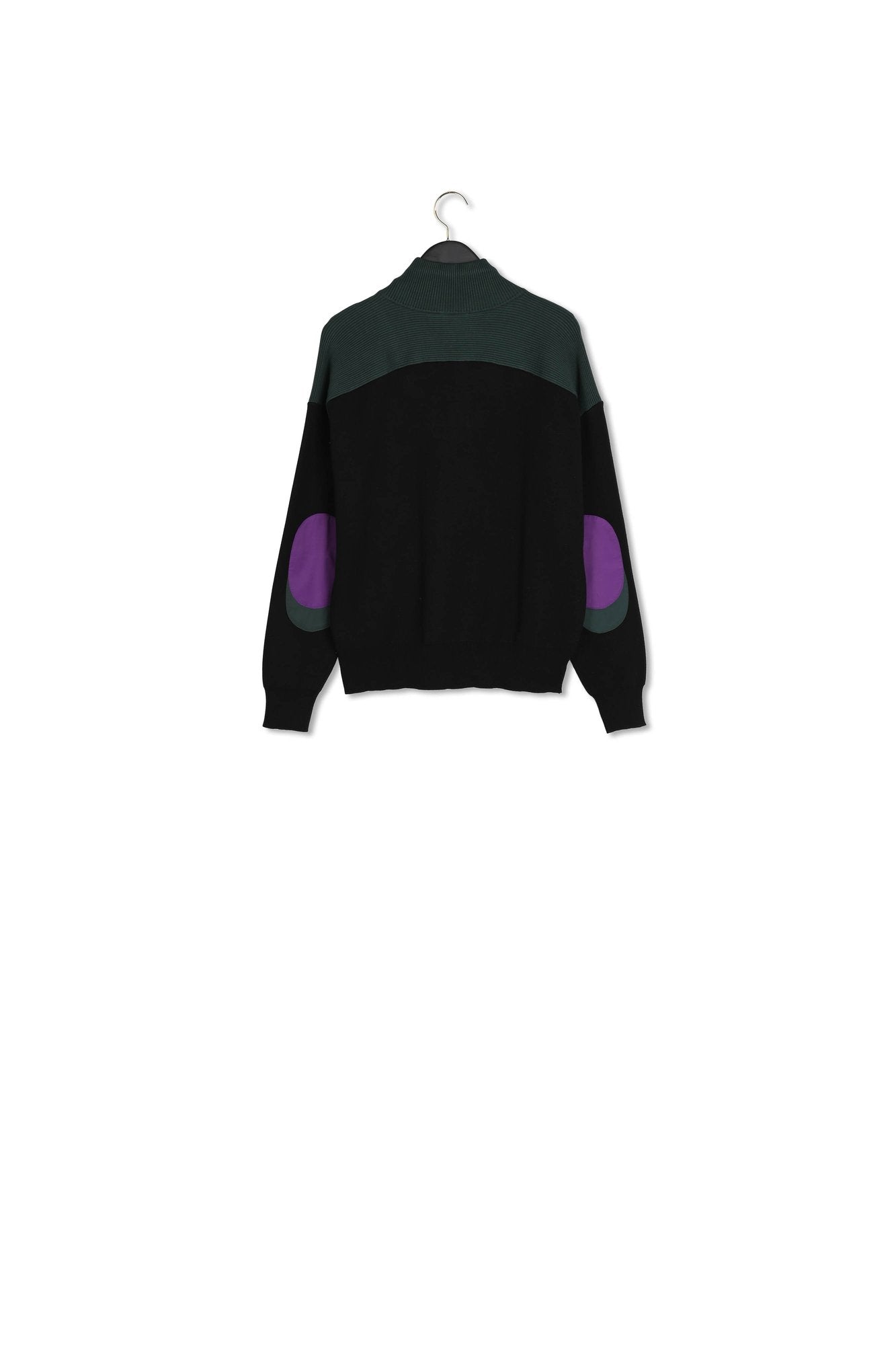 Sweatshirt Minimum col boutonné marine Faume - seconde main