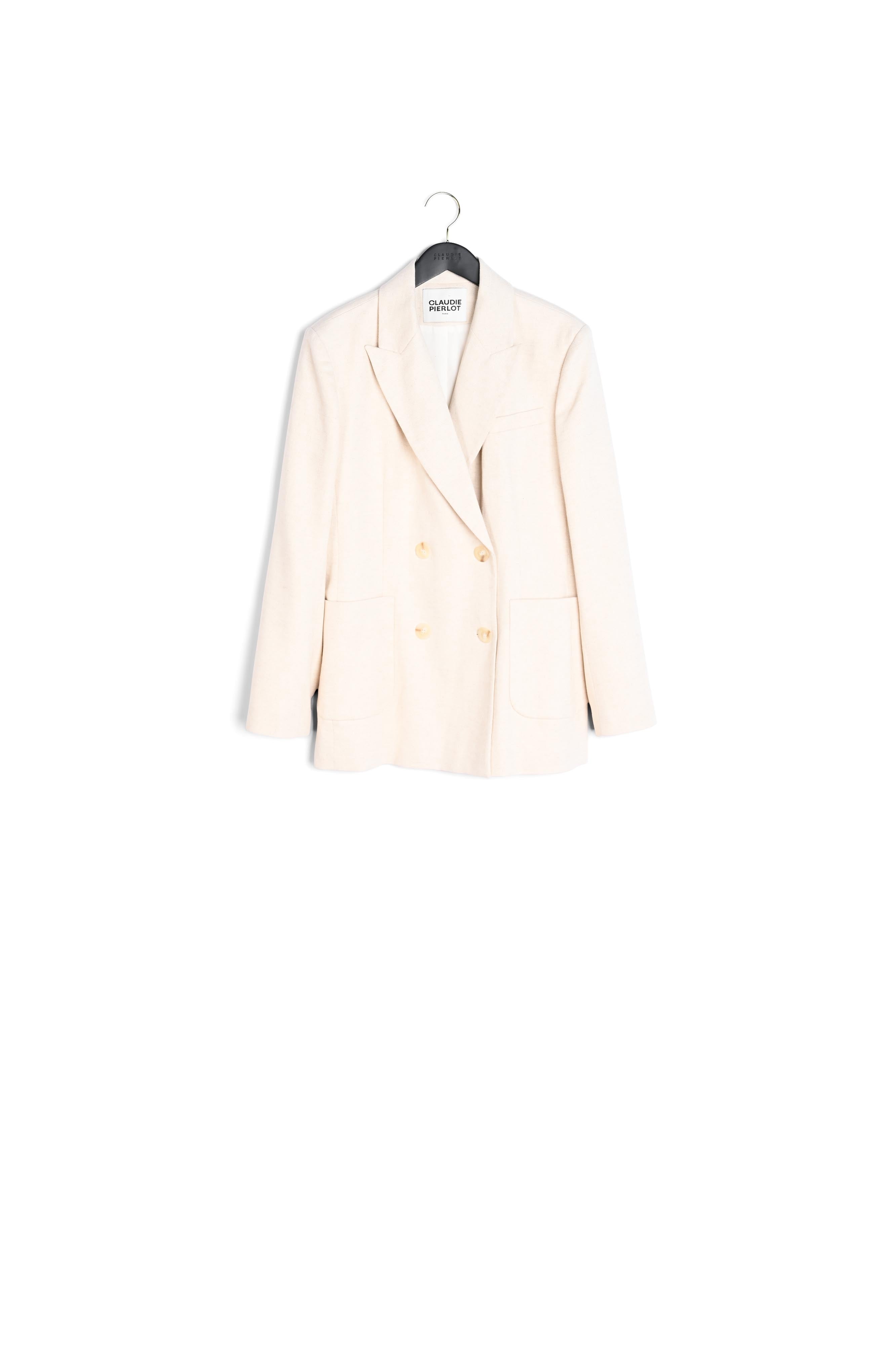 Veste tailleur beige Faume - seconde main