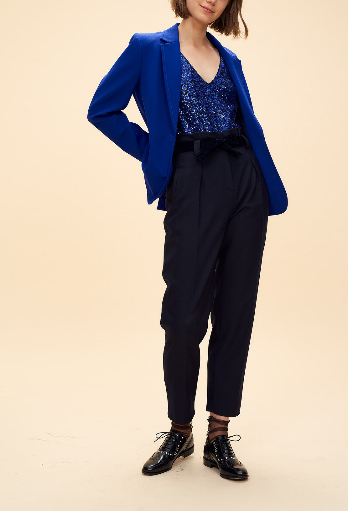 Veste tailleur unie Faume - seconde main