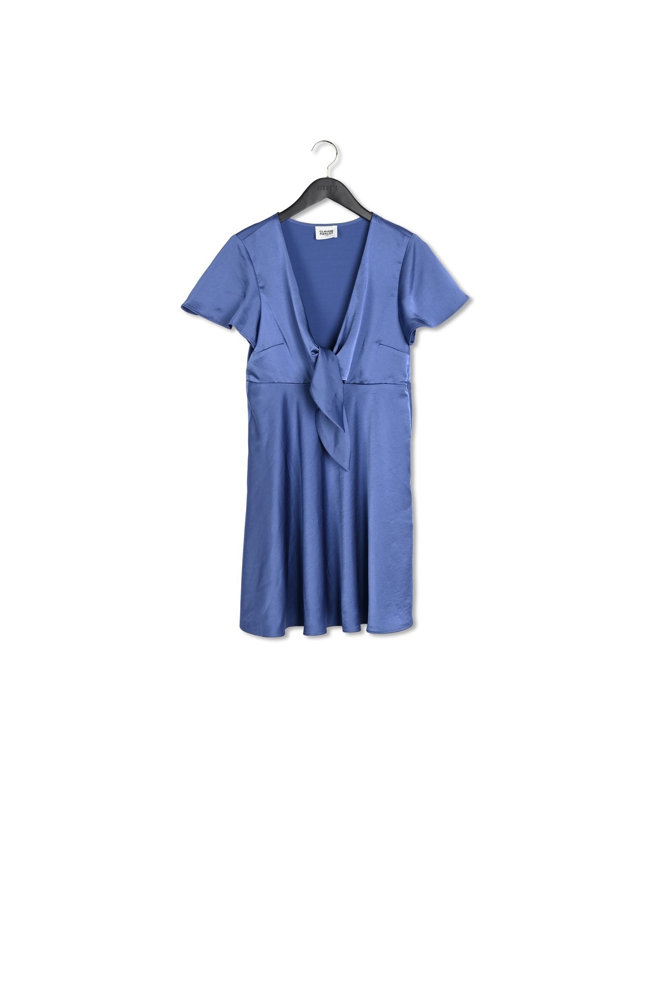 Robe courte fluide bleue Faume - seconde main