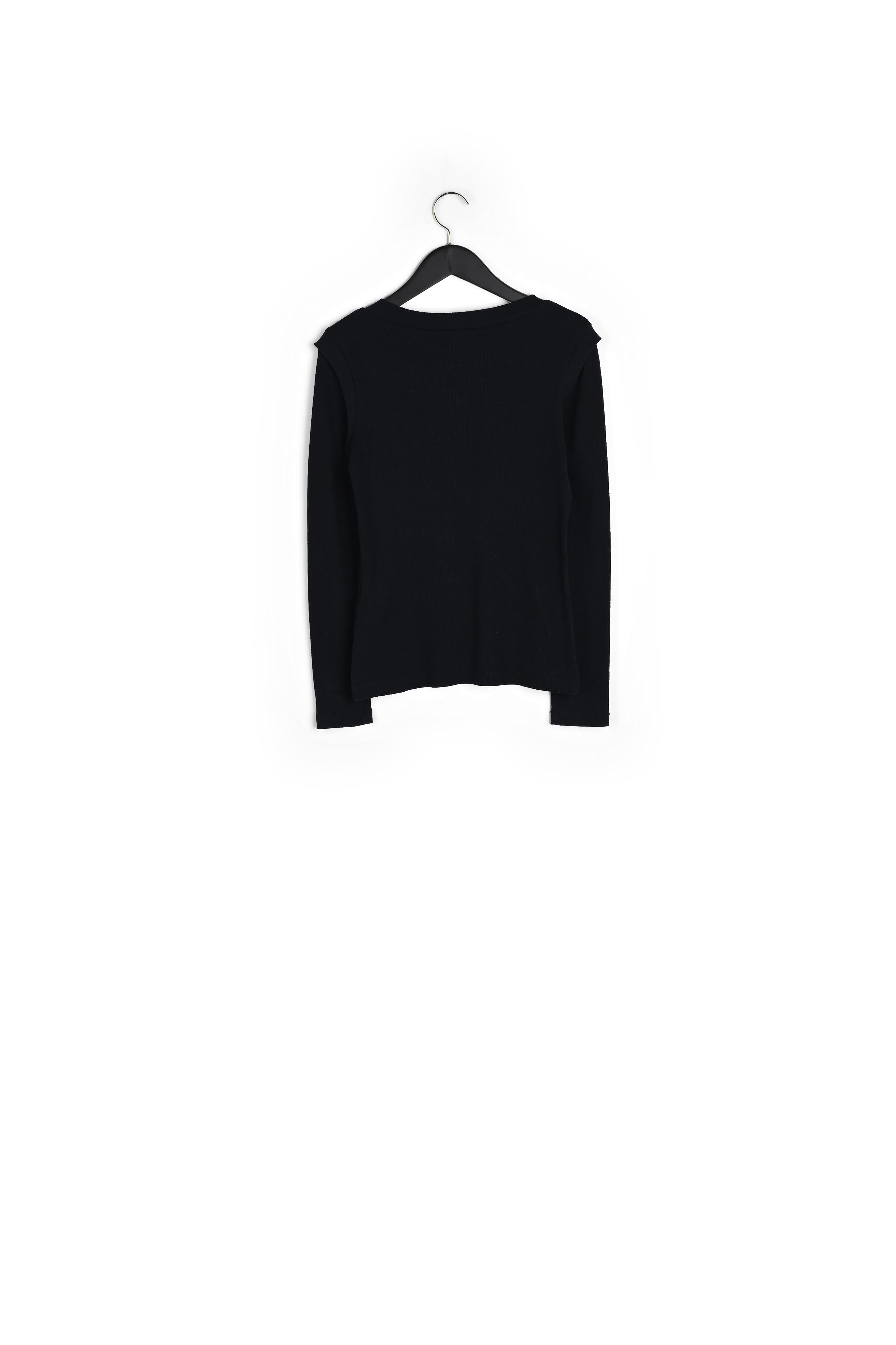 T-shirt manches longues encolure boutons Faume - seconde main