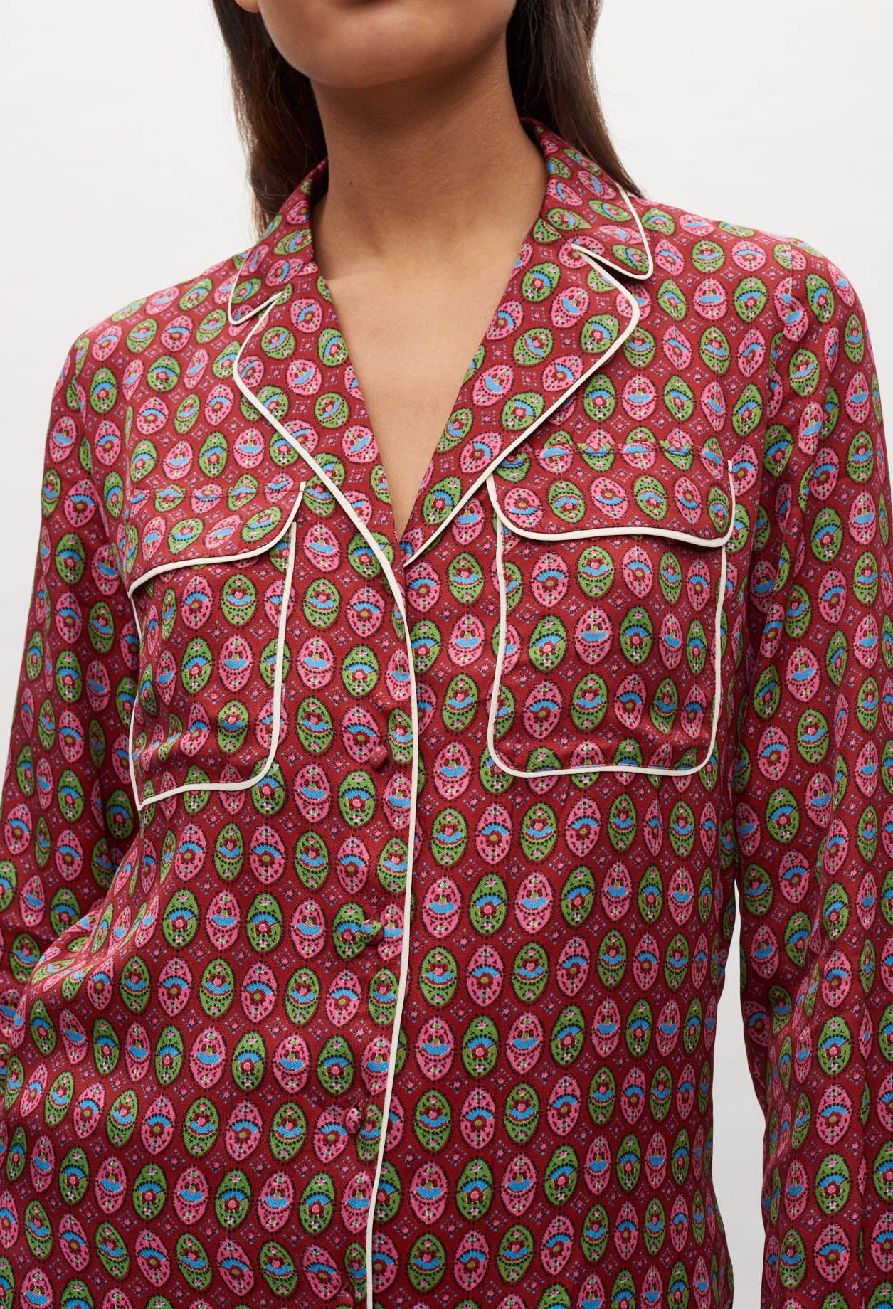 Blouse à motifs Faume - seconde main