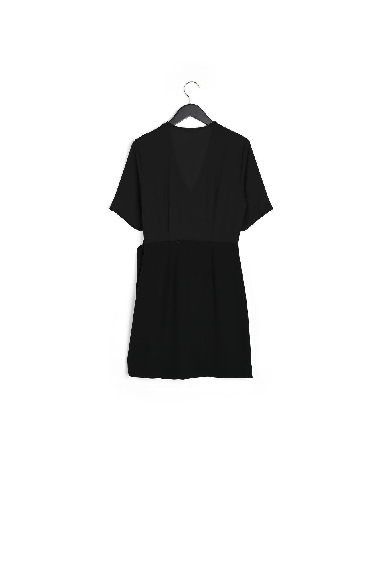 Robe bi-matière noire Faume - seconde main
