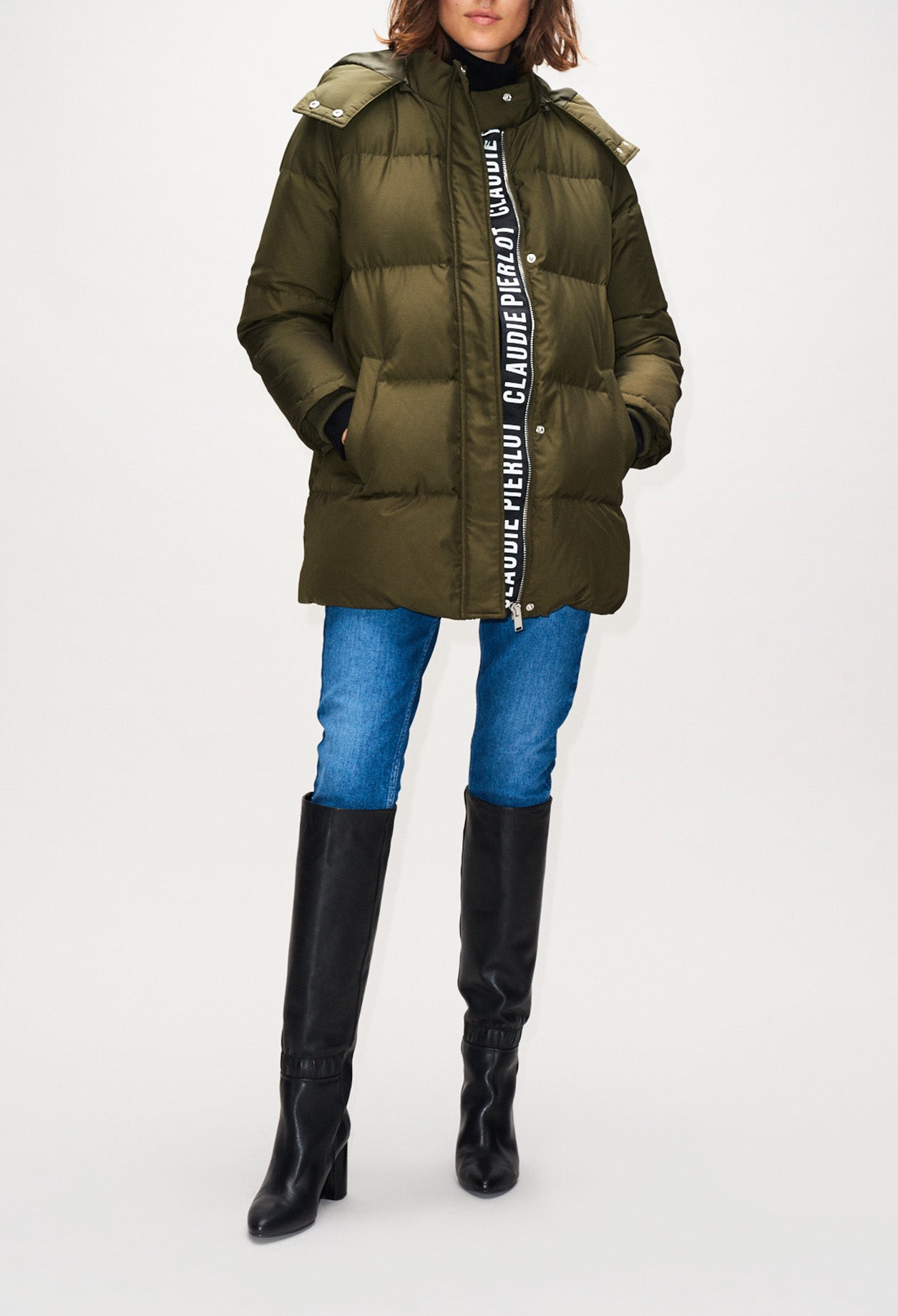 Doudoune détail bande fantaisie Faume - seconde main