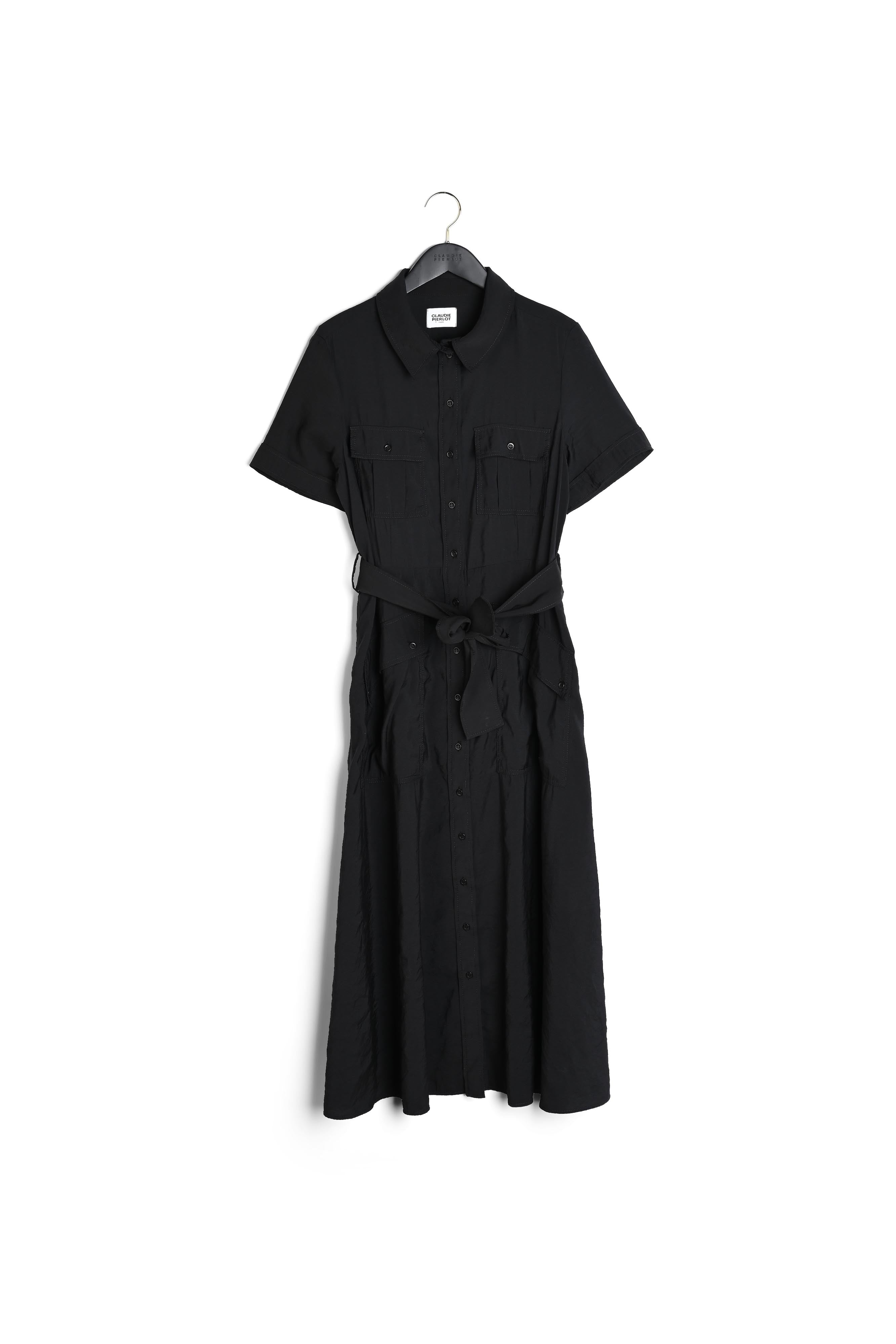 Robe midi fluide manches courtes Faume - seconde main