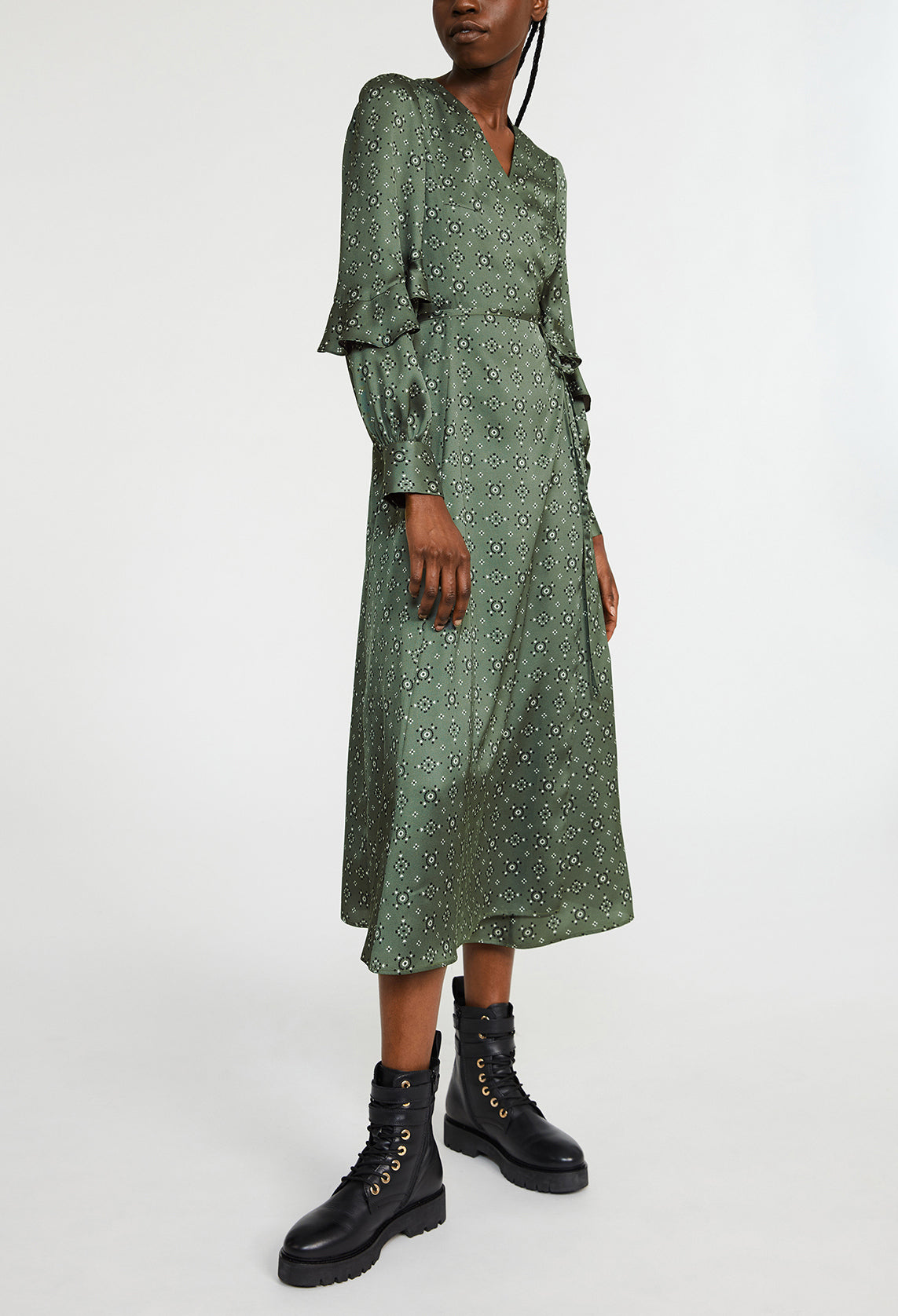 Robe longue cache cœur Faume - seconde main