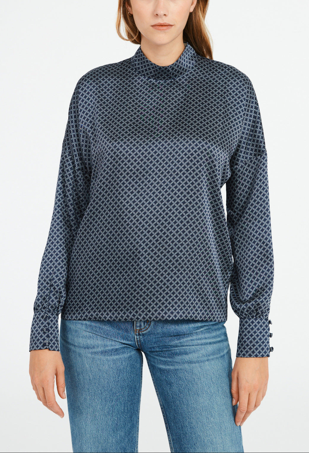 Blouse imprimé géométrique Faume - seconde main