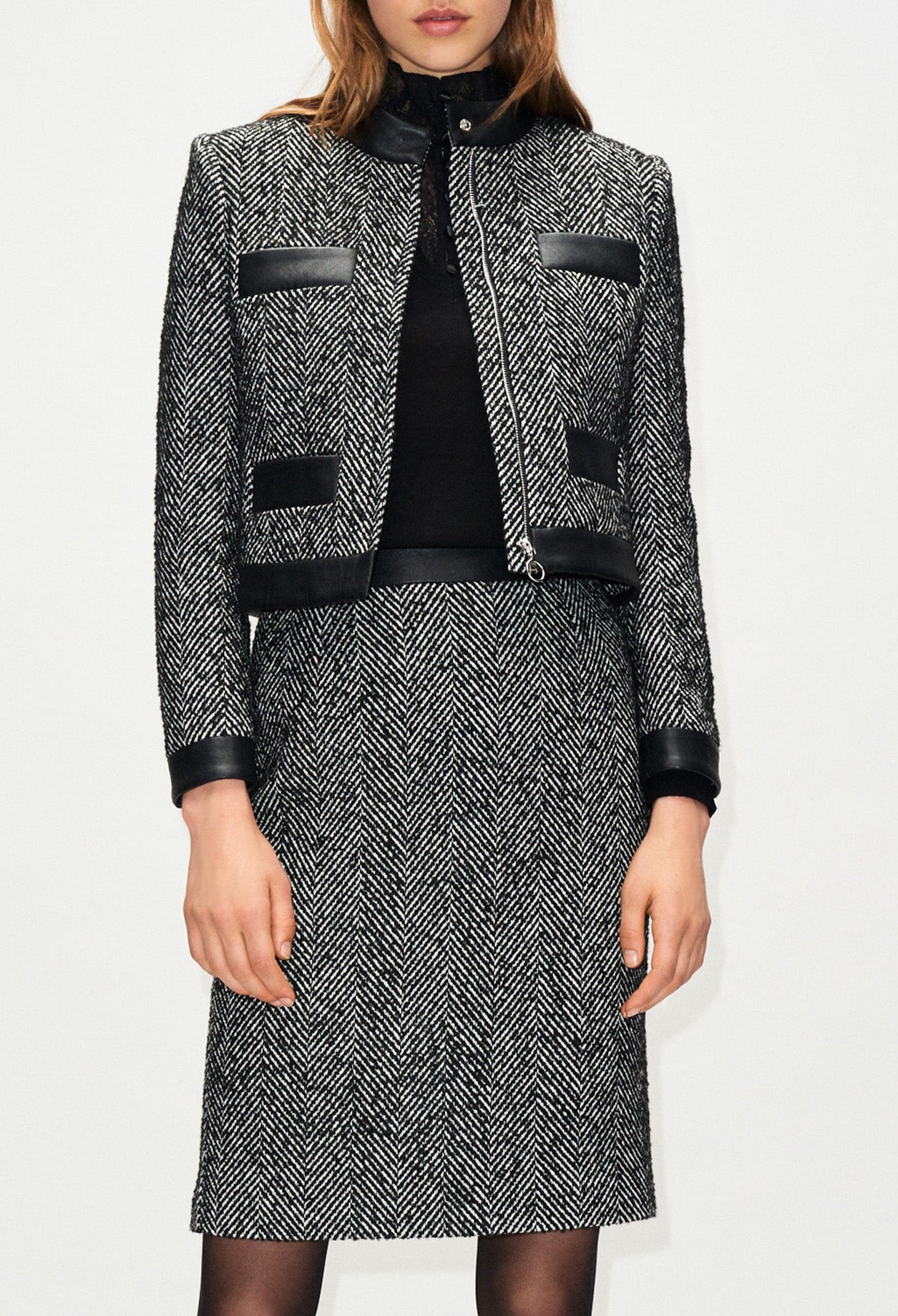 Veste courte bicolore Faume - seconde main