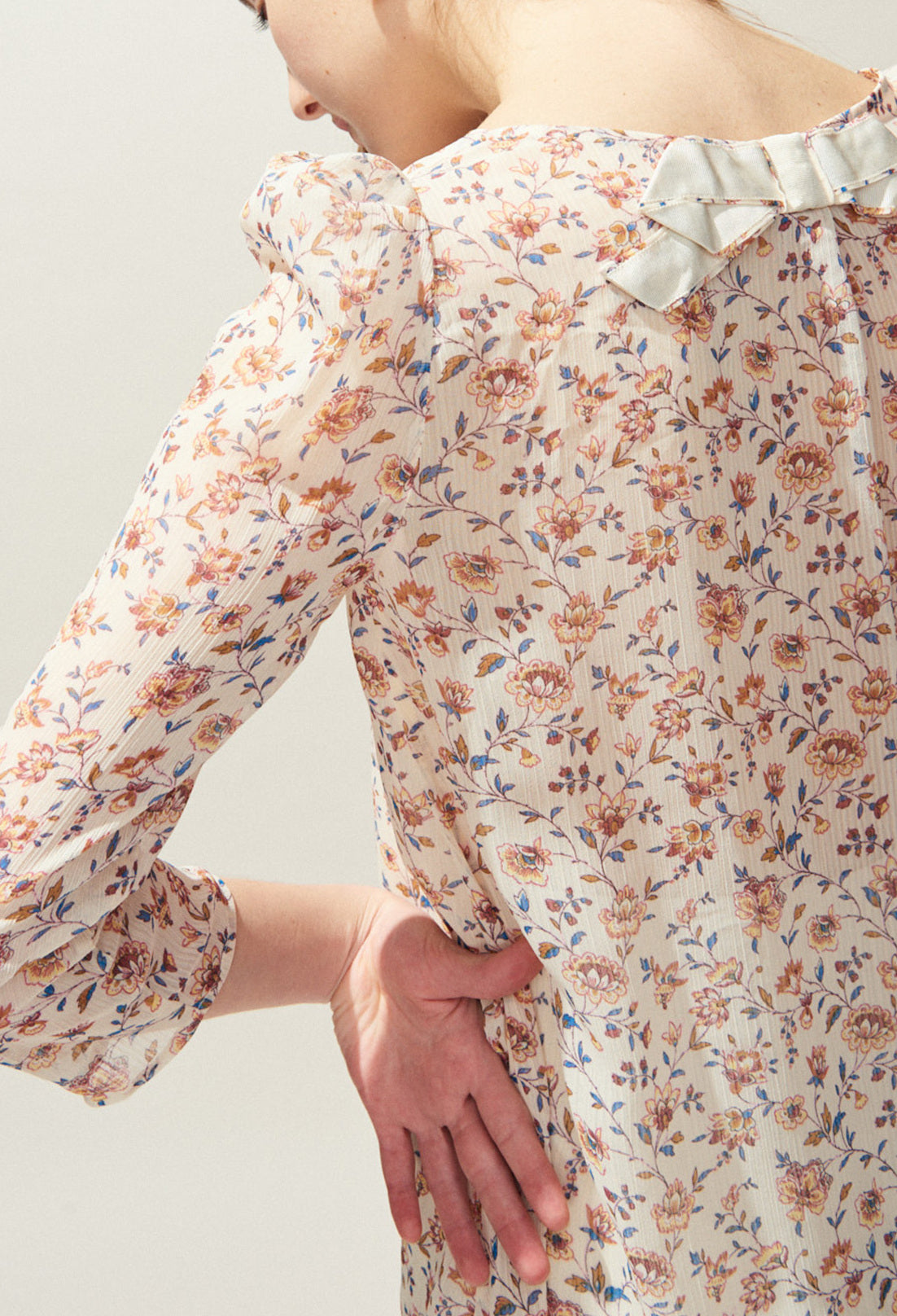 Top BANC imprimé fleuri Faume - seconde main