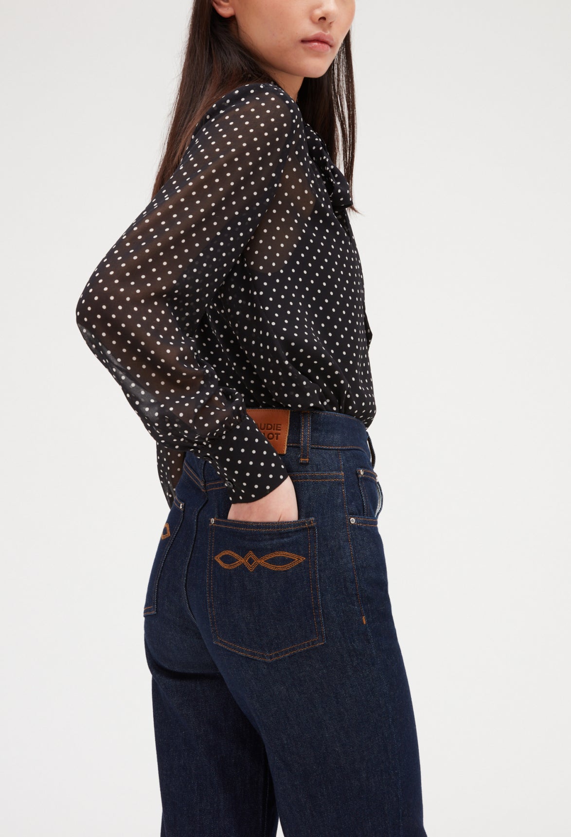 Jean denim brut large Faume - seconde main