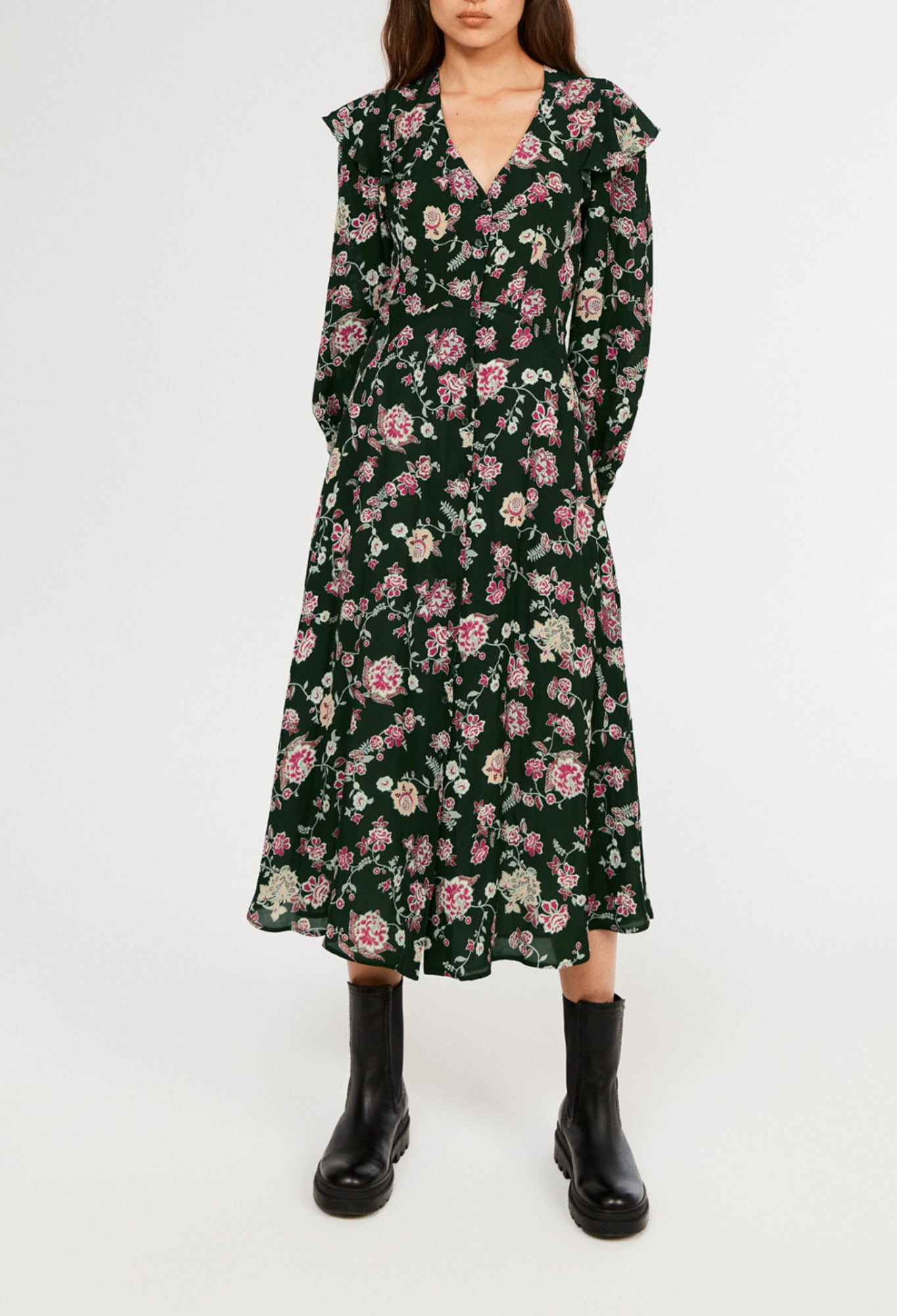 Robe à fleurs Faume - seconde main