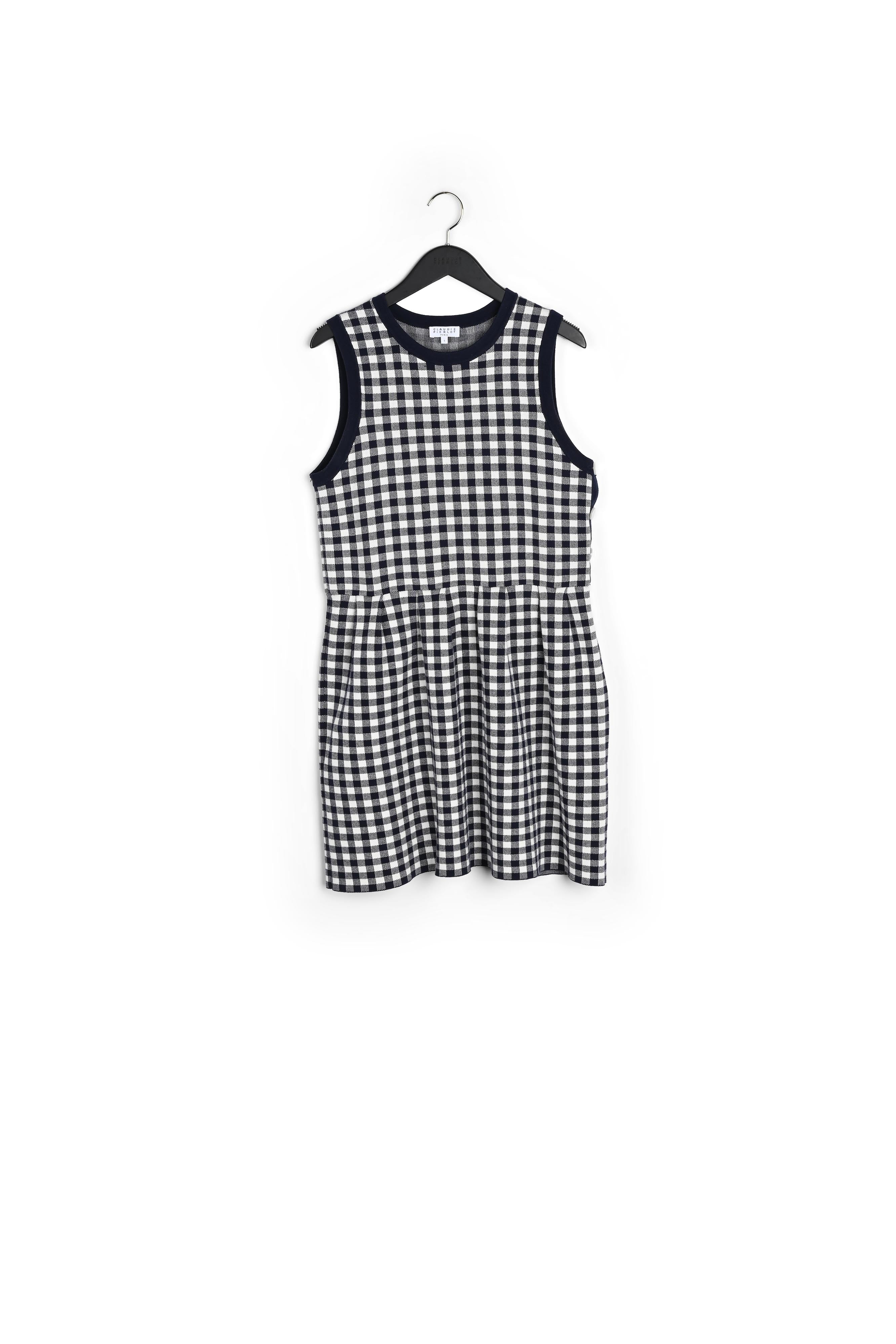 Robe en maille à carreaux vichy Faume - seconde main