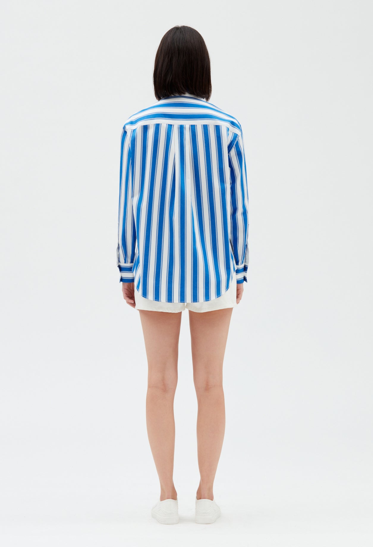 Chemise rayures bleue Faume - seconde main