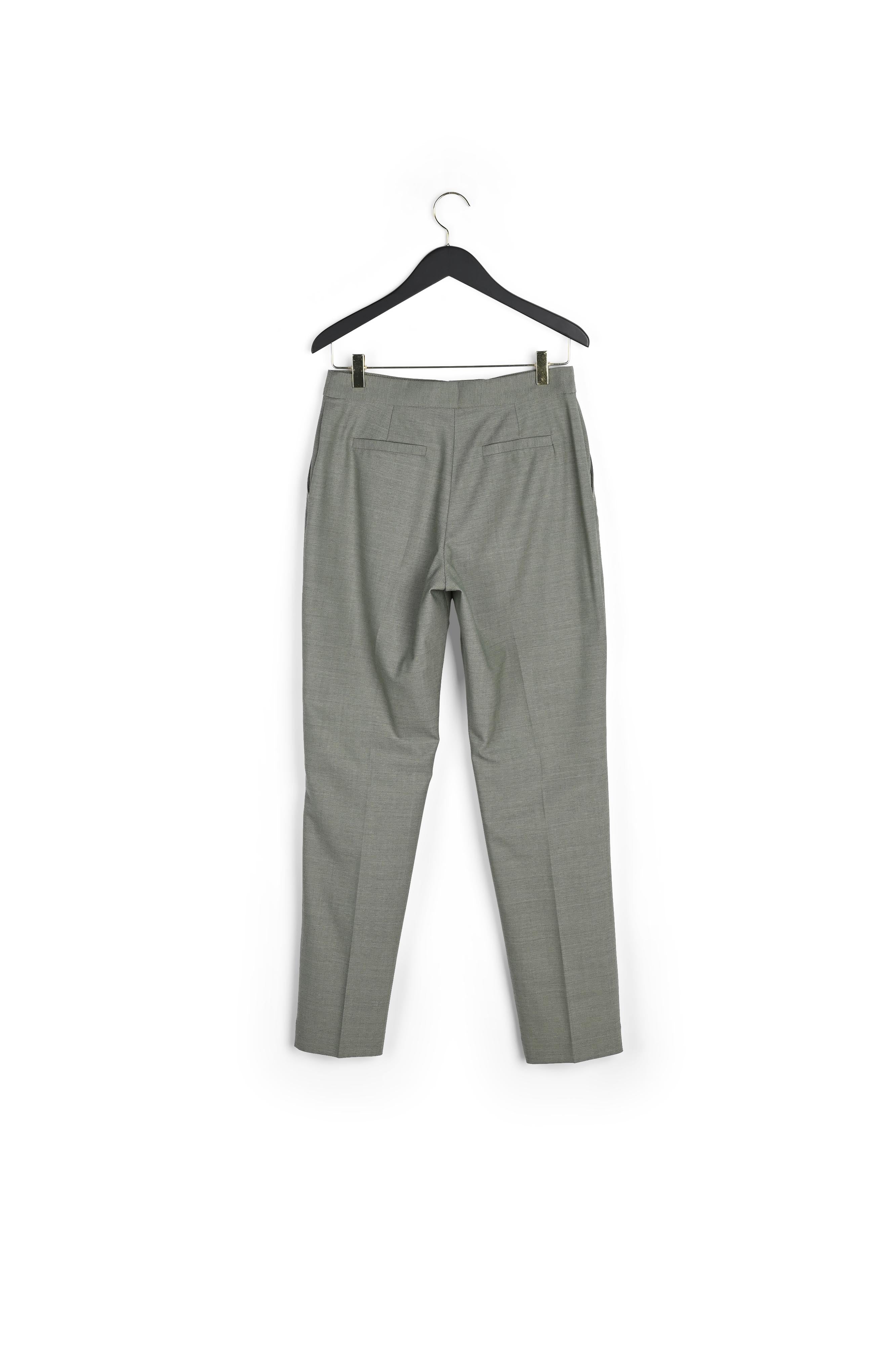 Pantalon tailleur kaki Faume - seconde main