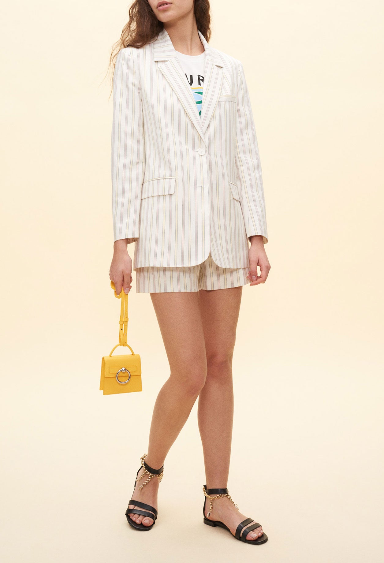 Veste de tailleur rayée Faume - seconde main