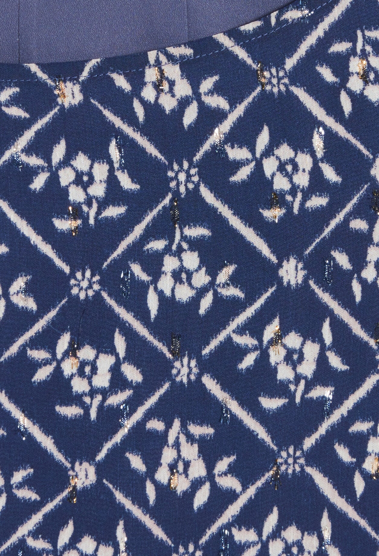 Robe Rififi à motifs floral métallisé Faume - seconde main