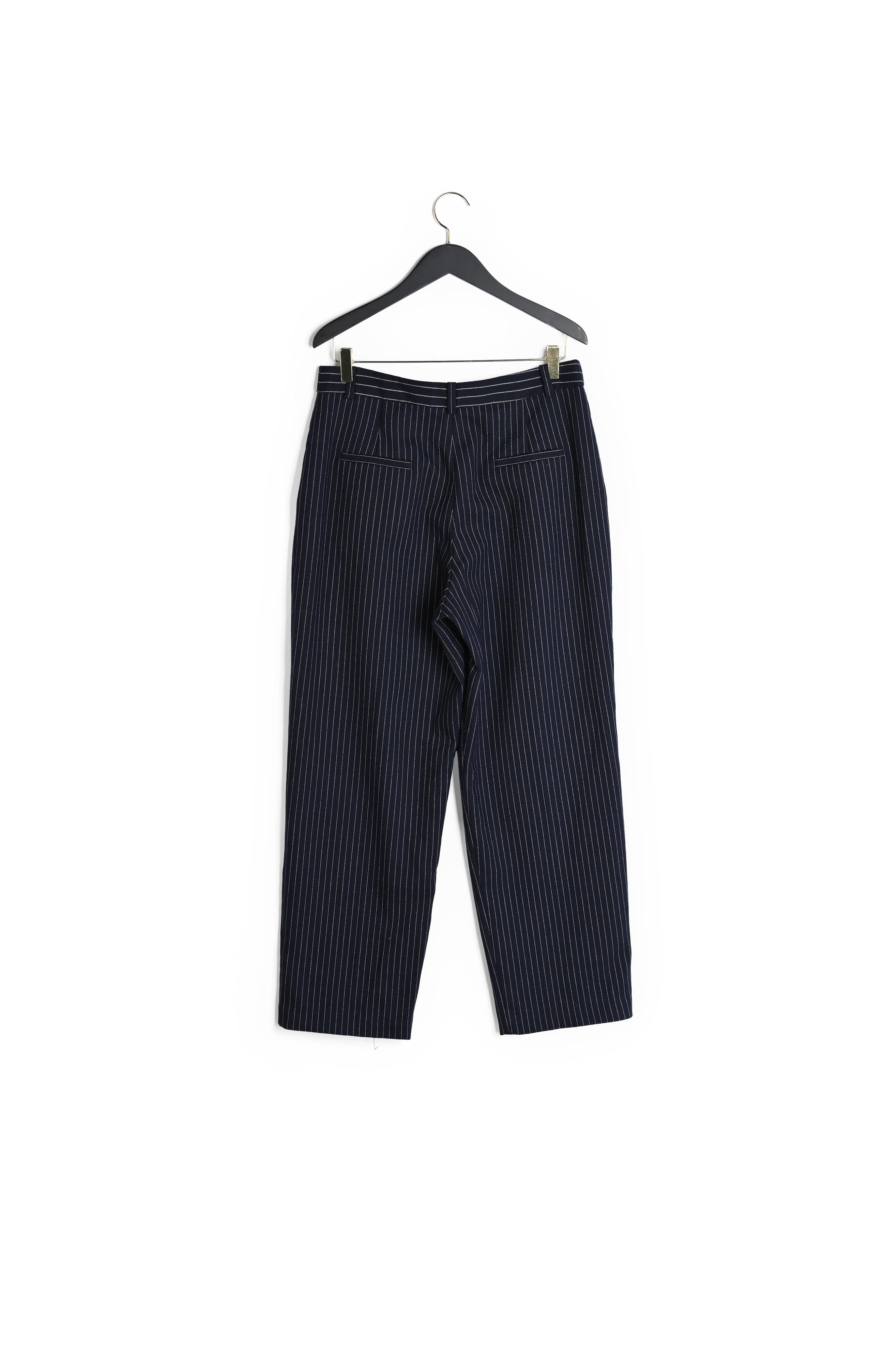 Pantalon de tailleur rayé Faume - seconde main