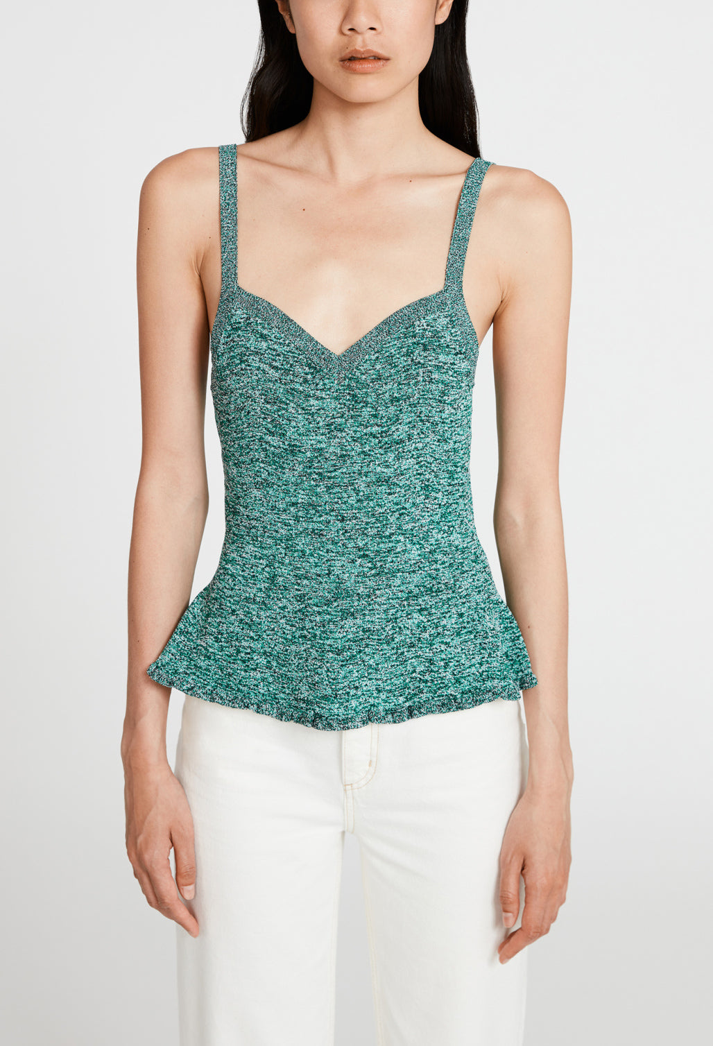 Top maille à bretelles Faume - seconde main