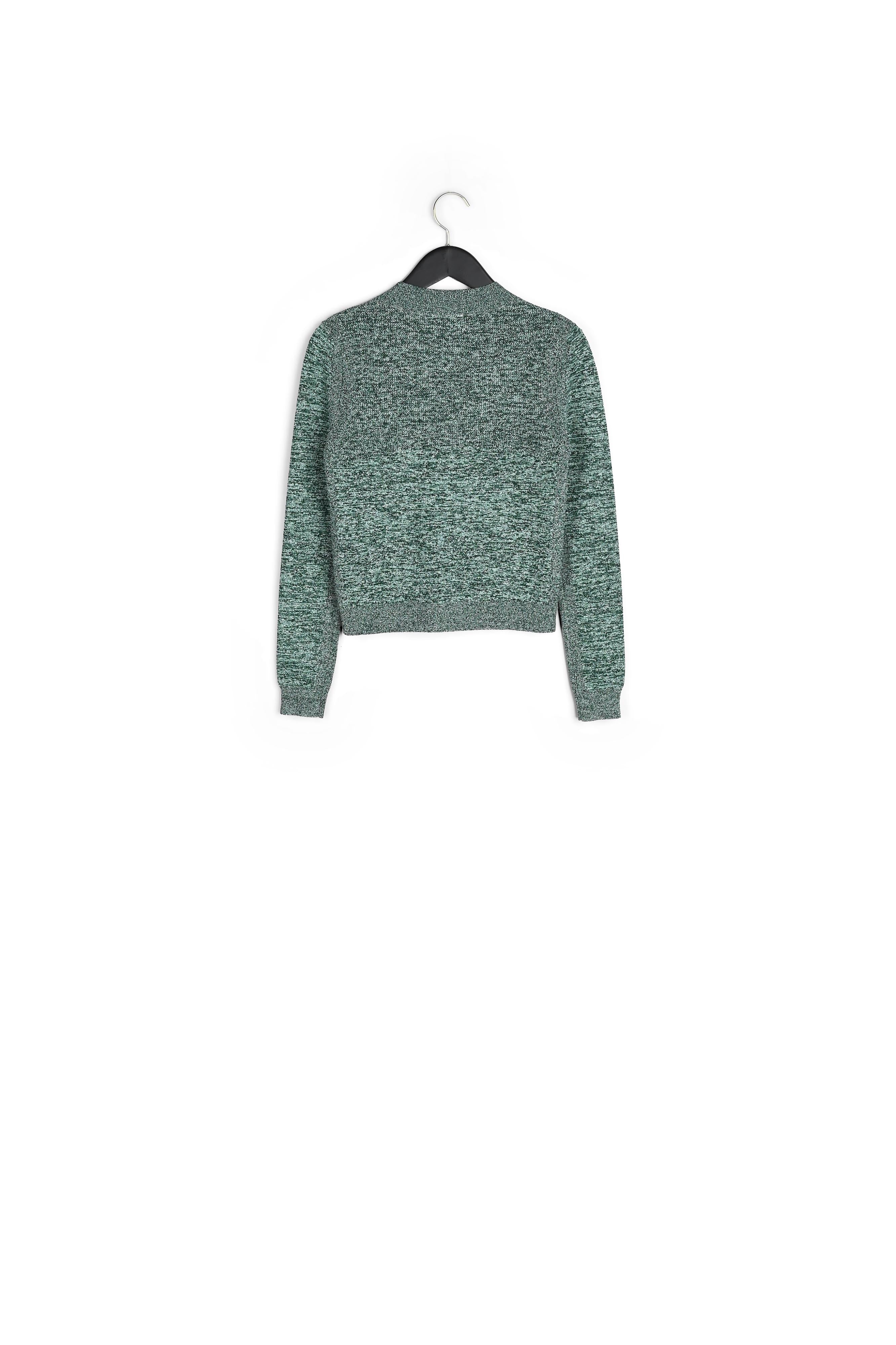 Cardigan maille effet chinée Faume - seconde main