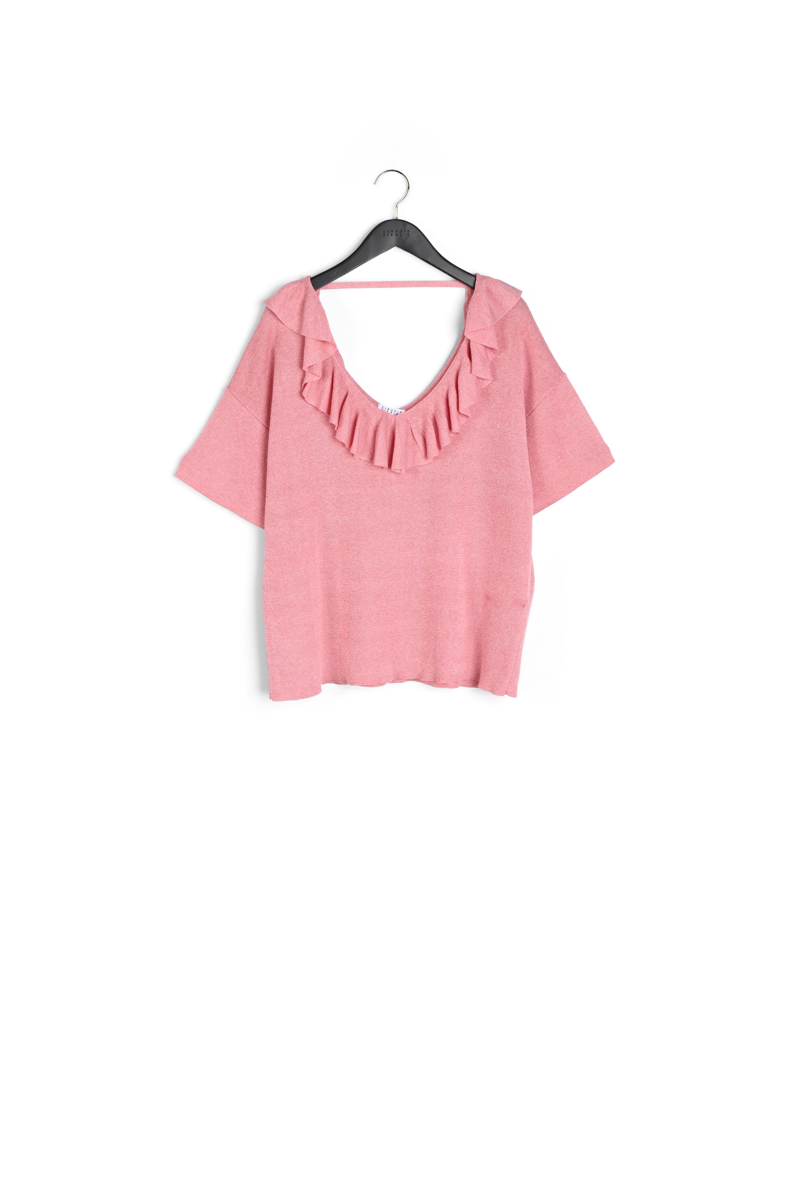 Pull à manches courtes volanté Faume - seconde main