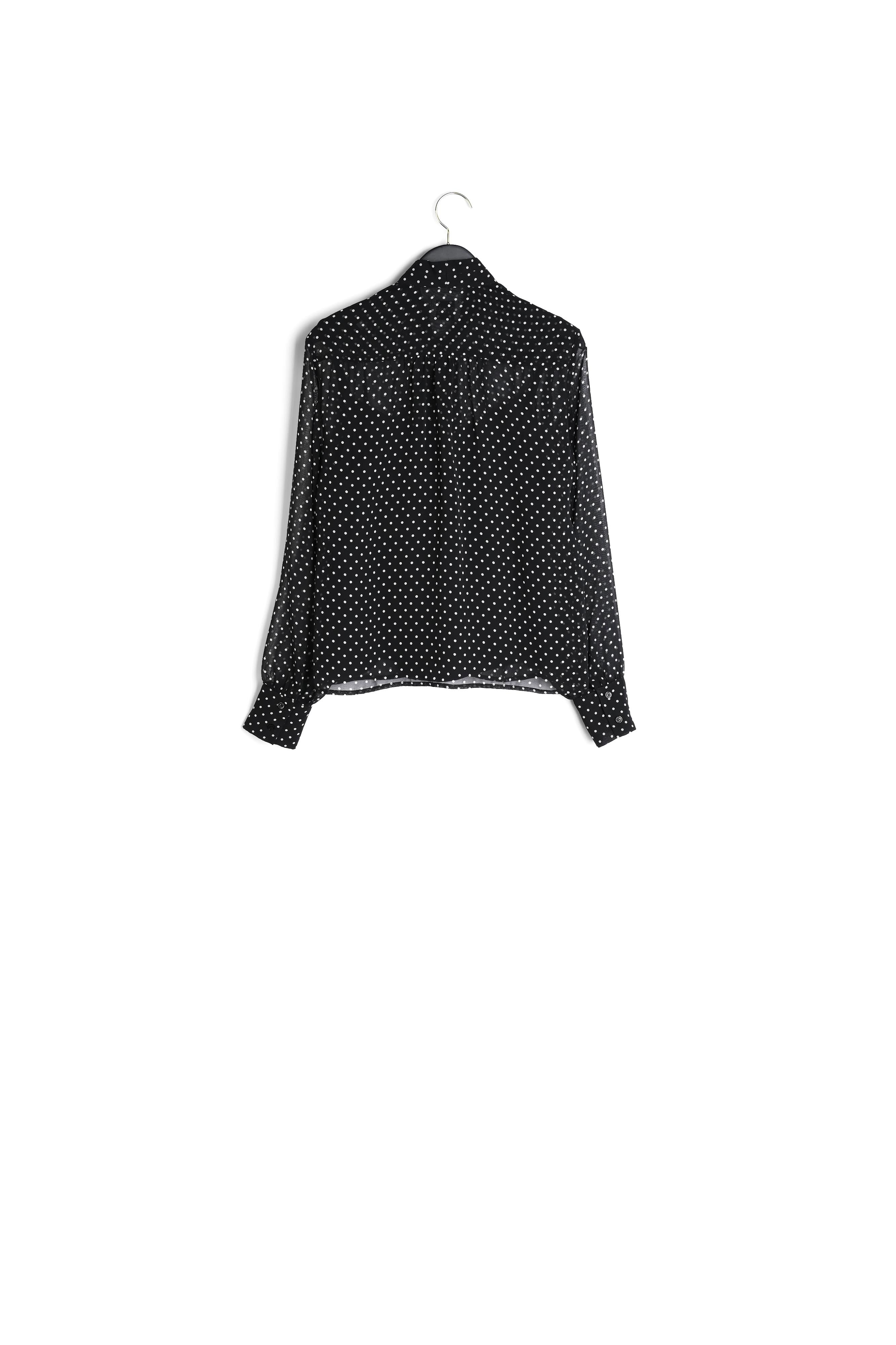 Chemisier lavallière pois Faume - seconde main