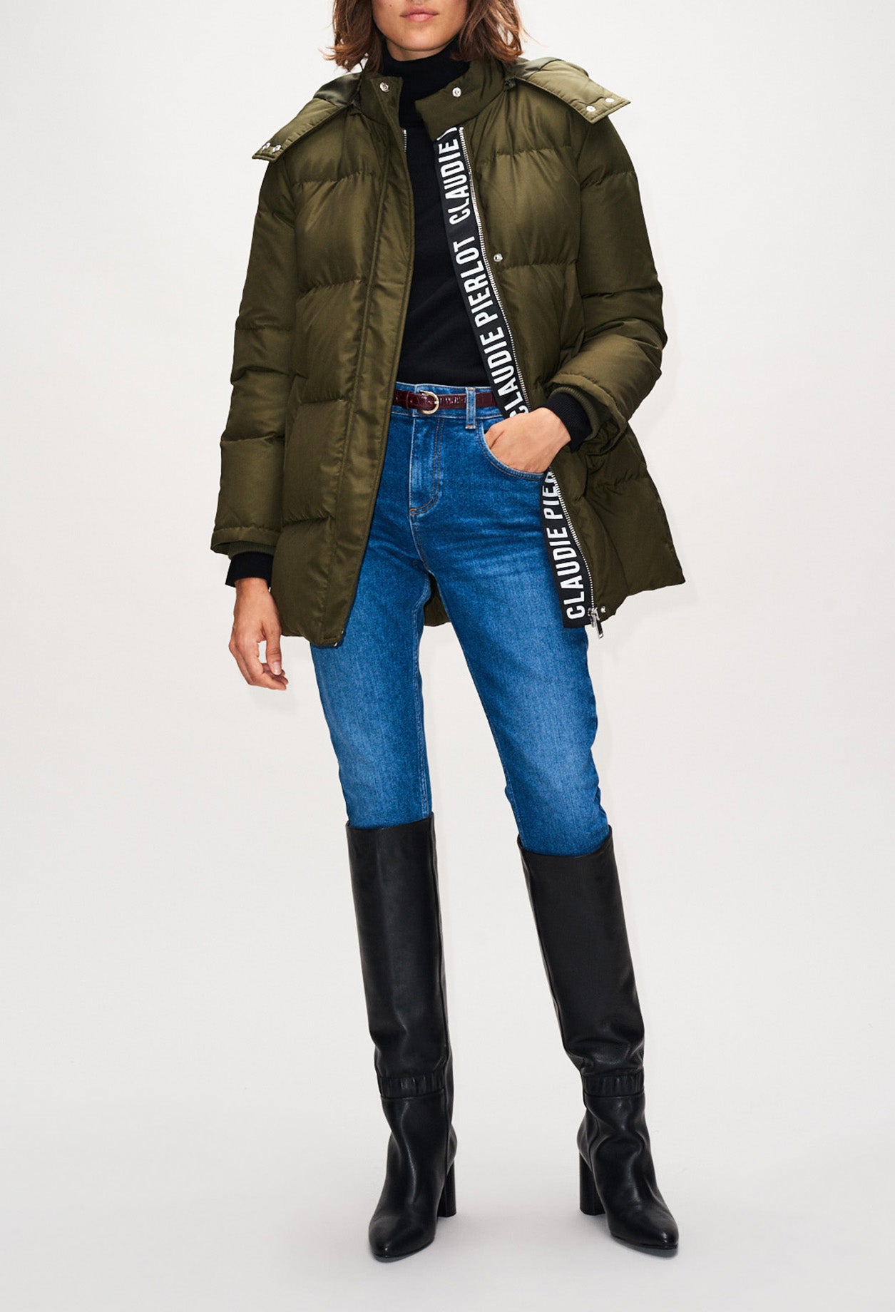 Doudoune détail bande fantaisie Faume - seconde main