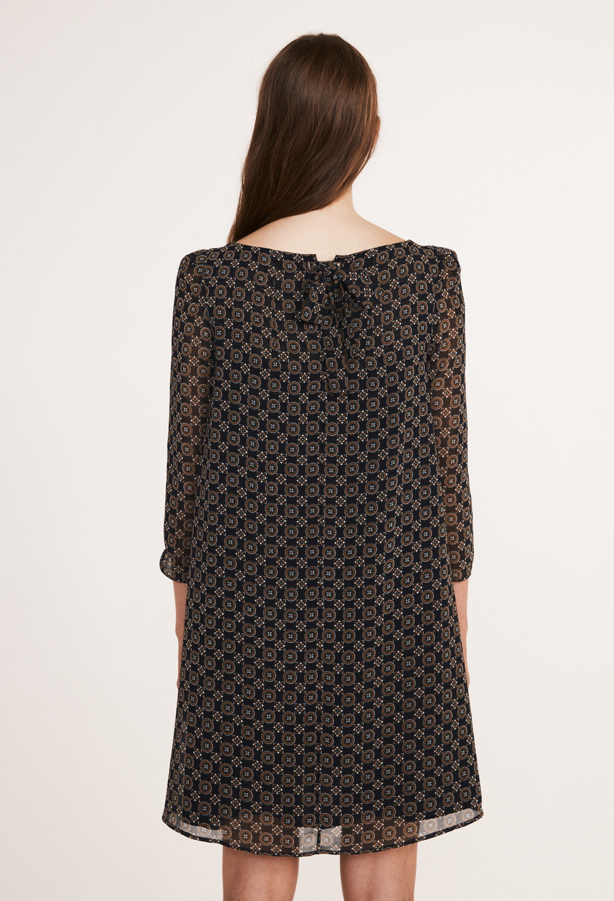 Robe midi imprimée Faume - seconde main