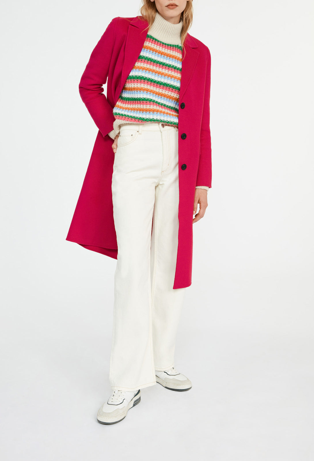 Manteau droit mi-long Faume - seconde main