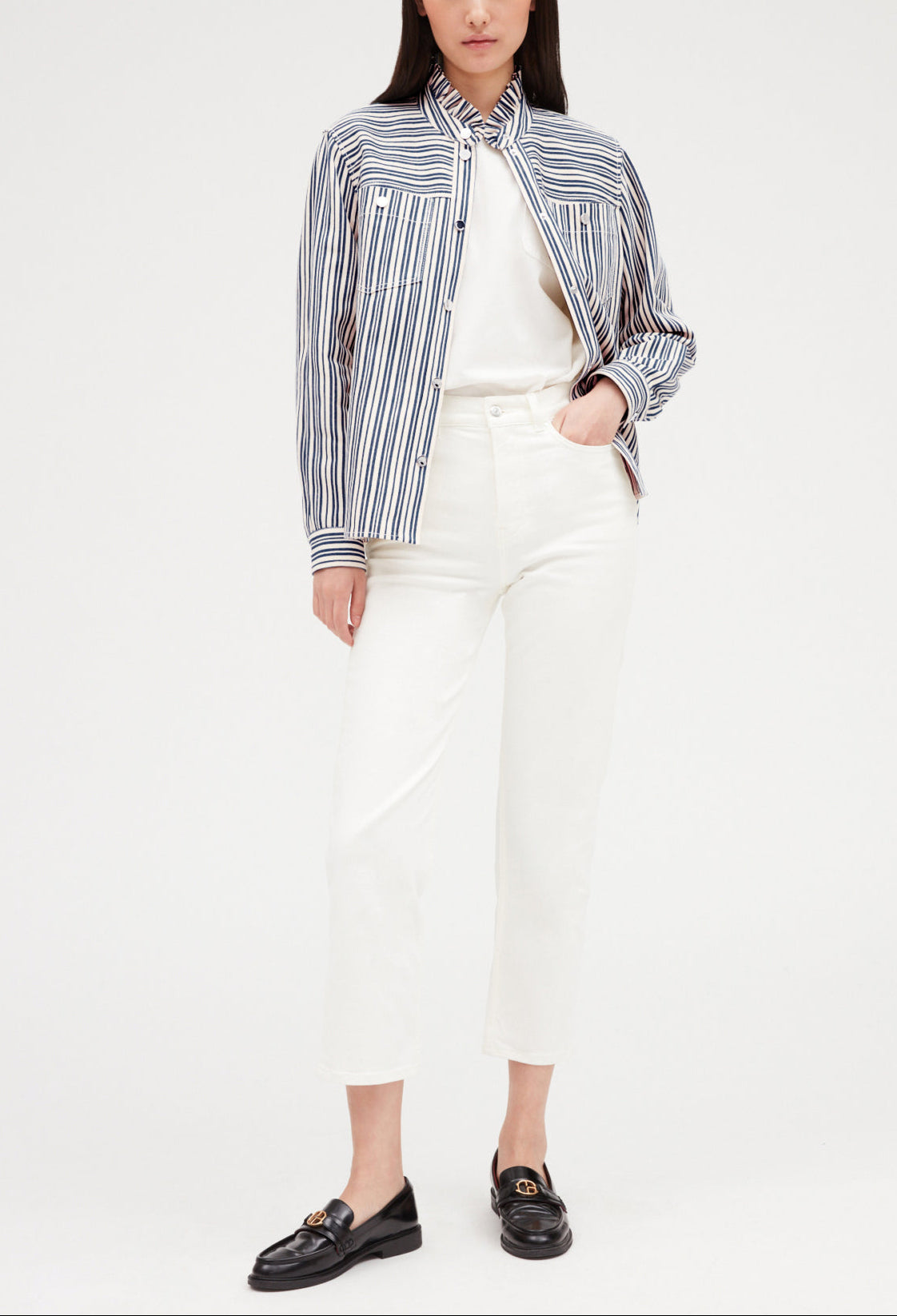 Chemise à rayures Faume - seconde main