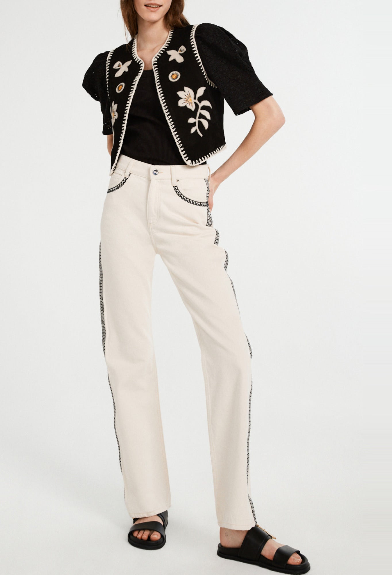 Jean blanc Faume - seconde main