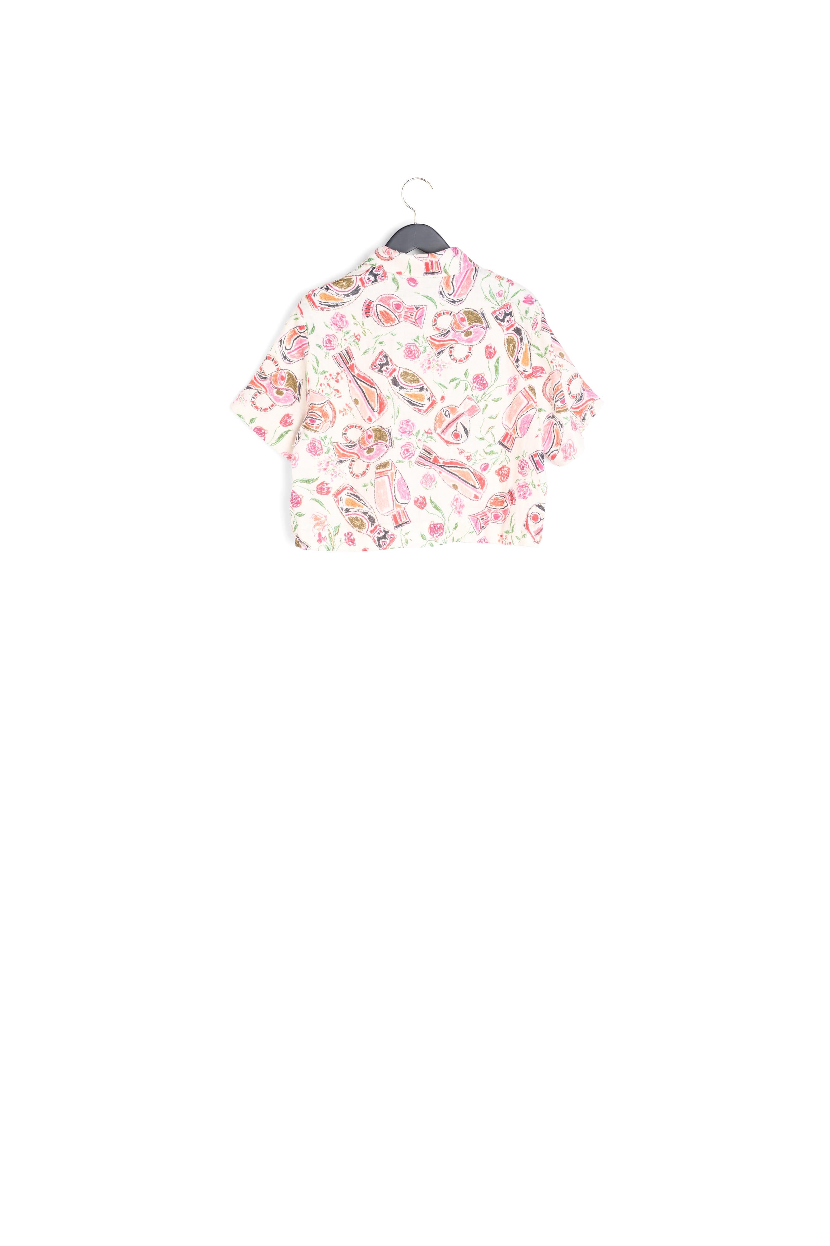 Chemise courte imprimée Faume - seconde main