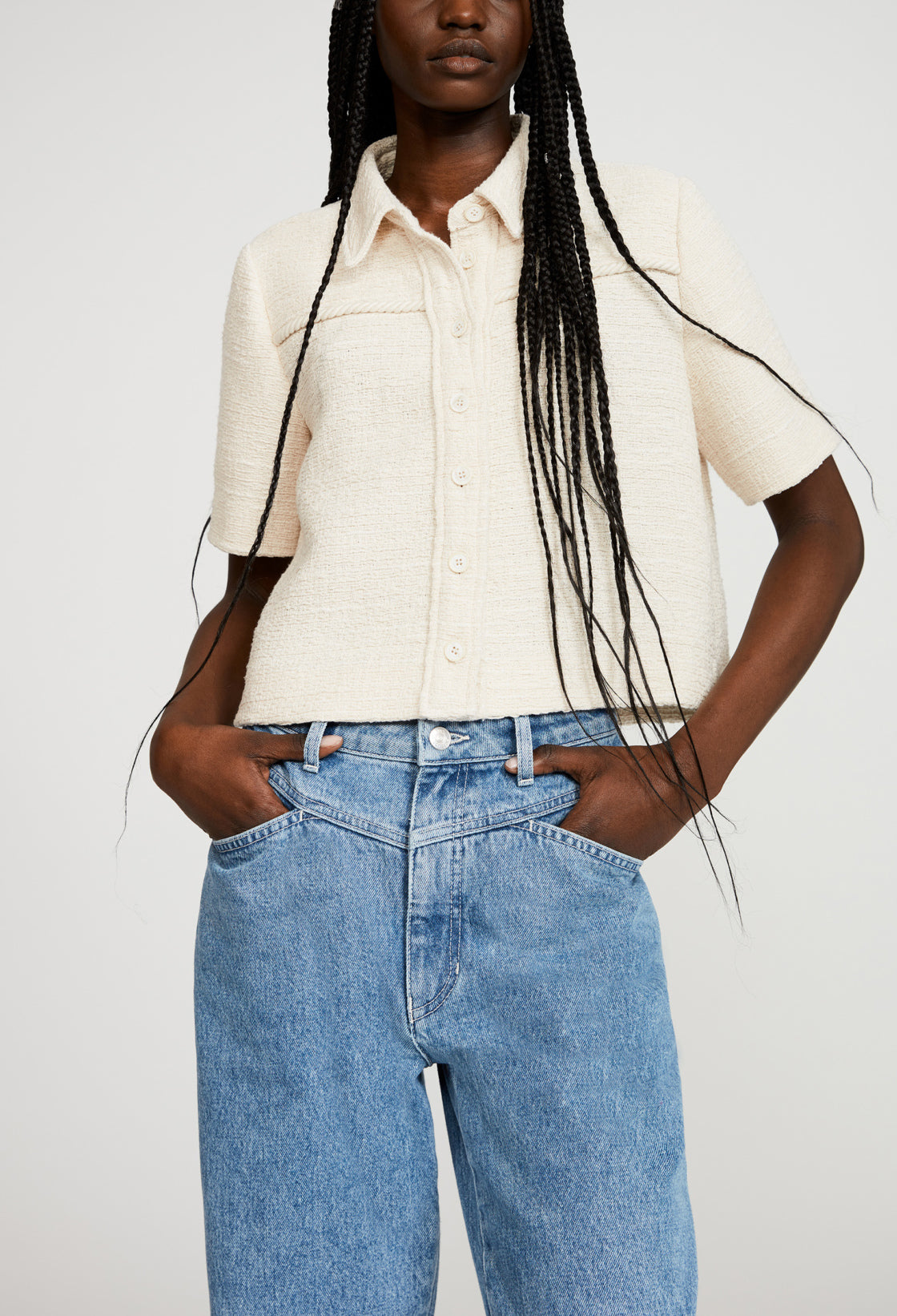 Chemise tweed Faume - seconde main