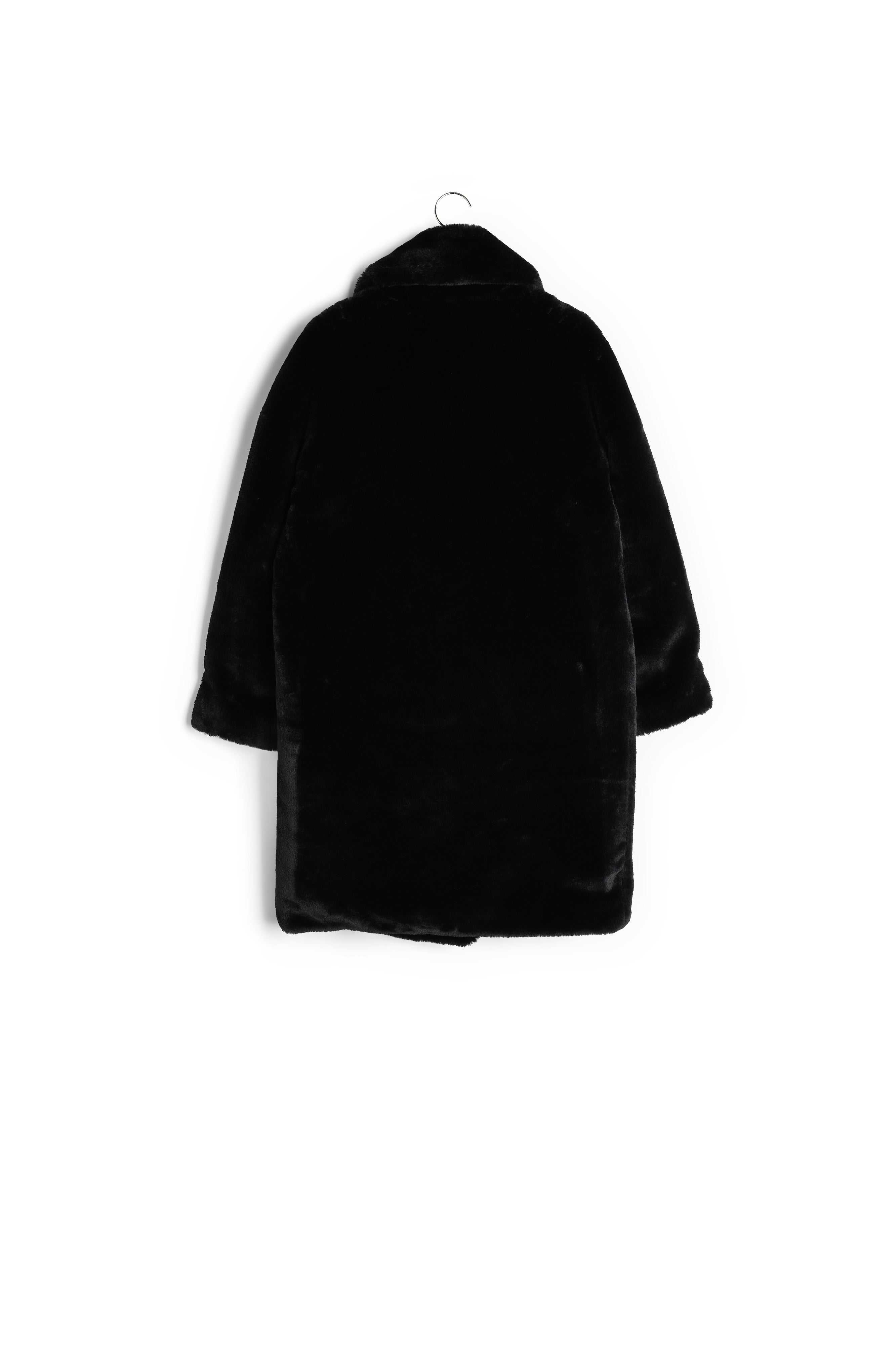 Manteau mi-long fausse fourrure Faume - seconde main