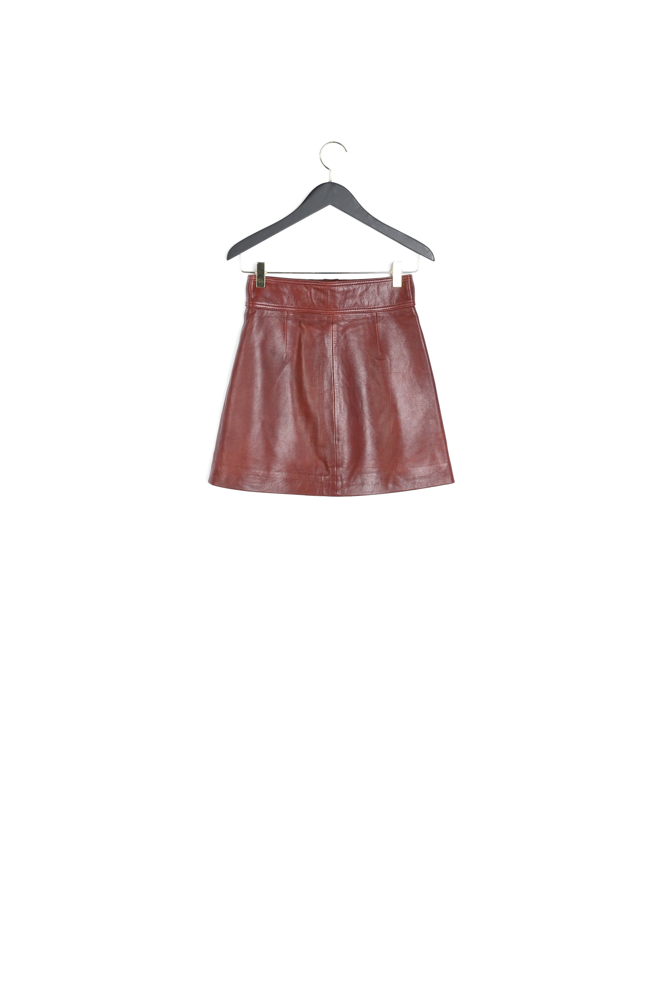 Mini-jupe zippée Faume - seconde main