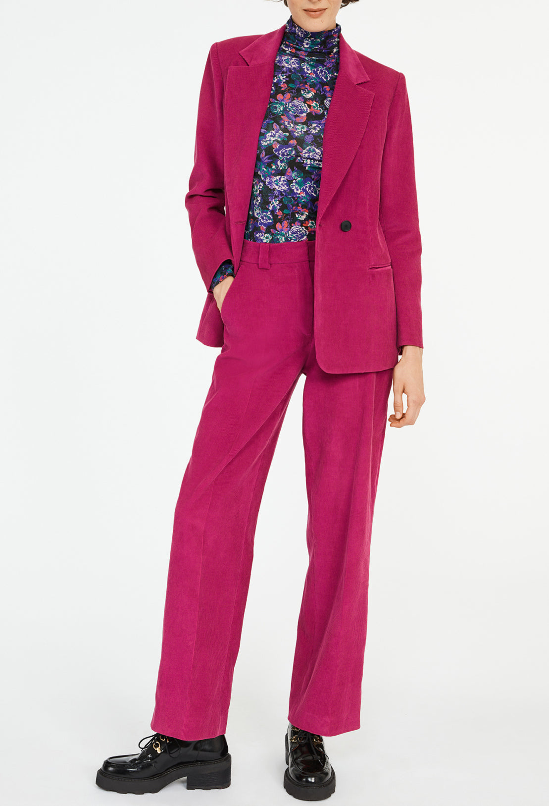 Veste croisé velours Faume - seconde main