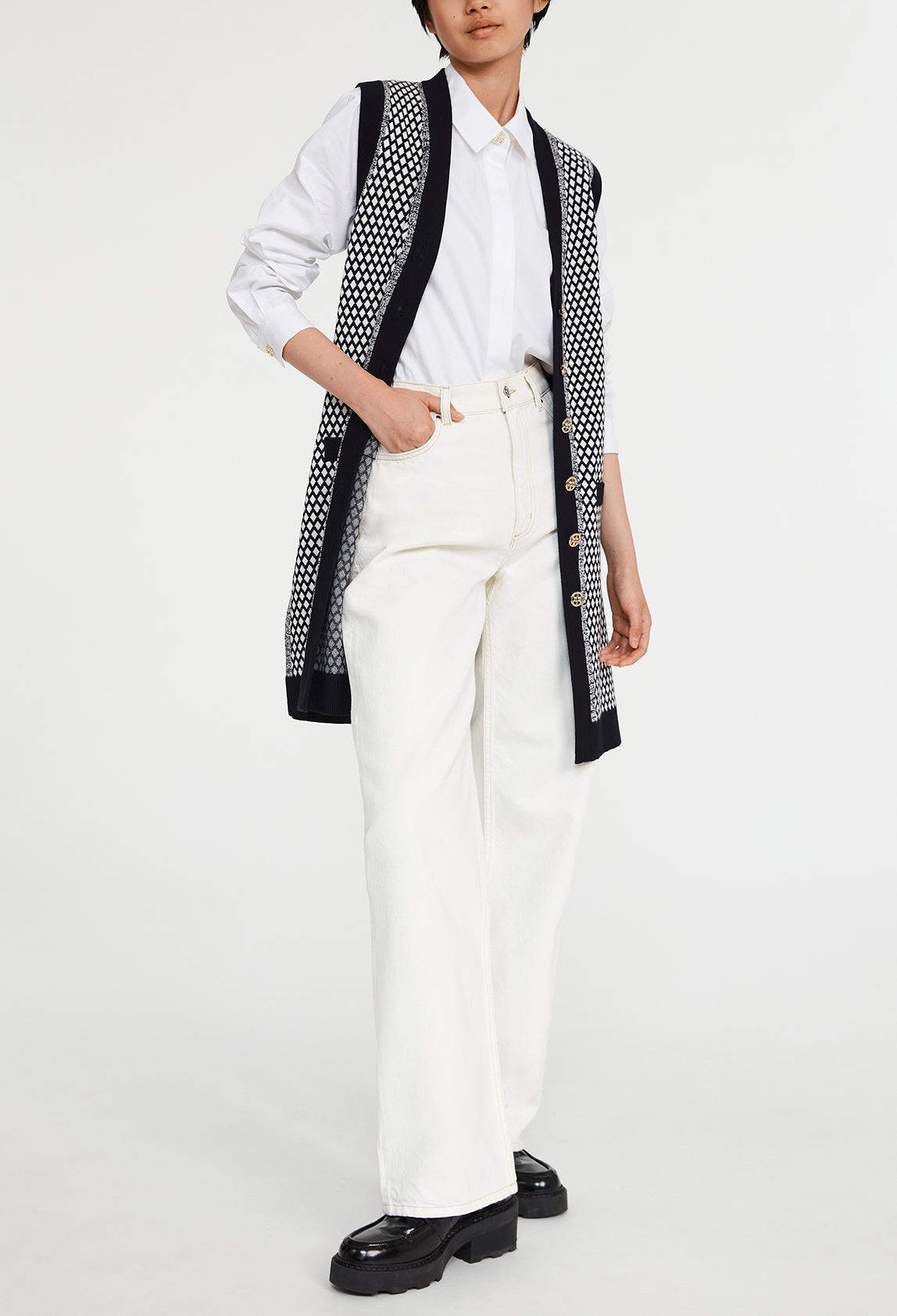 Cardigan sans manche Faume - seconde main