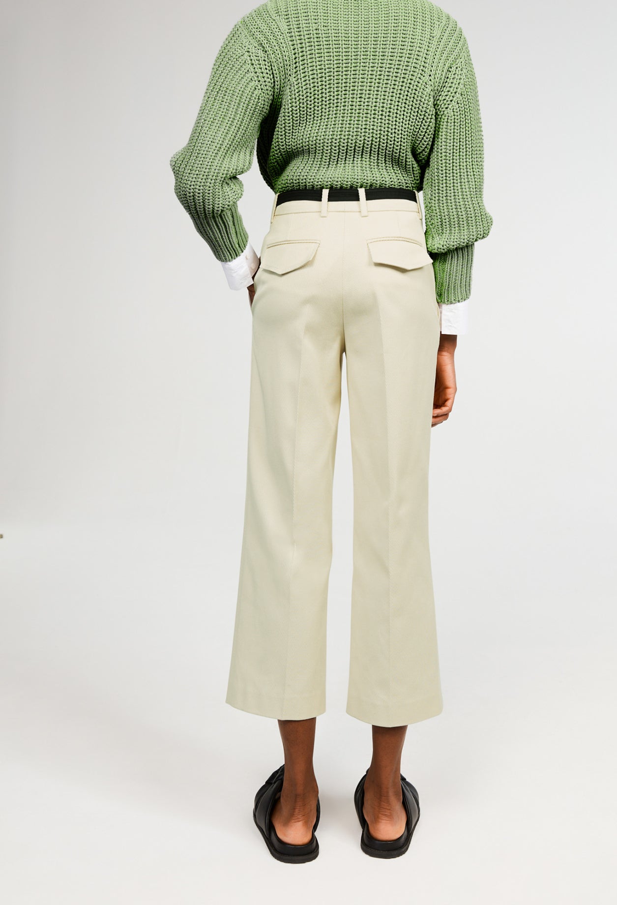 Pantalon droit ceinturé Faume - seconde main