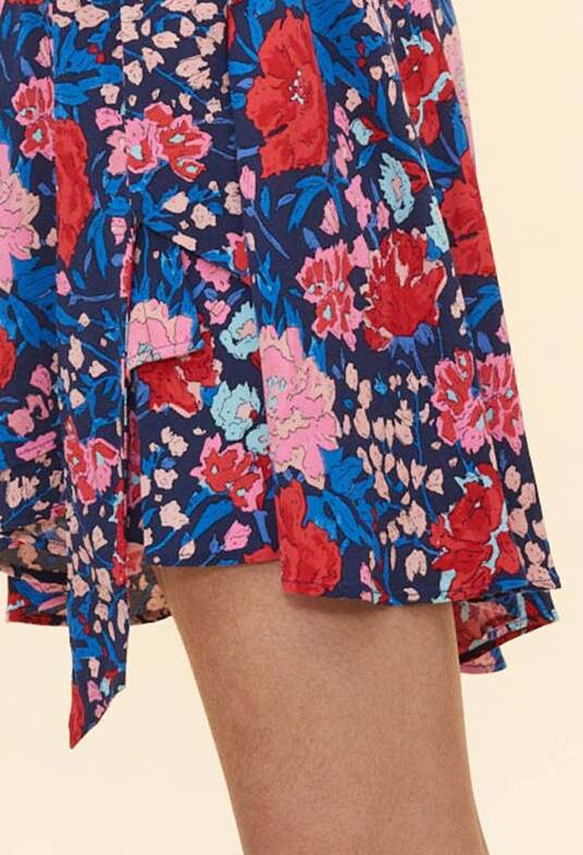 Robe fleurie asymétrique Faume - seconde main