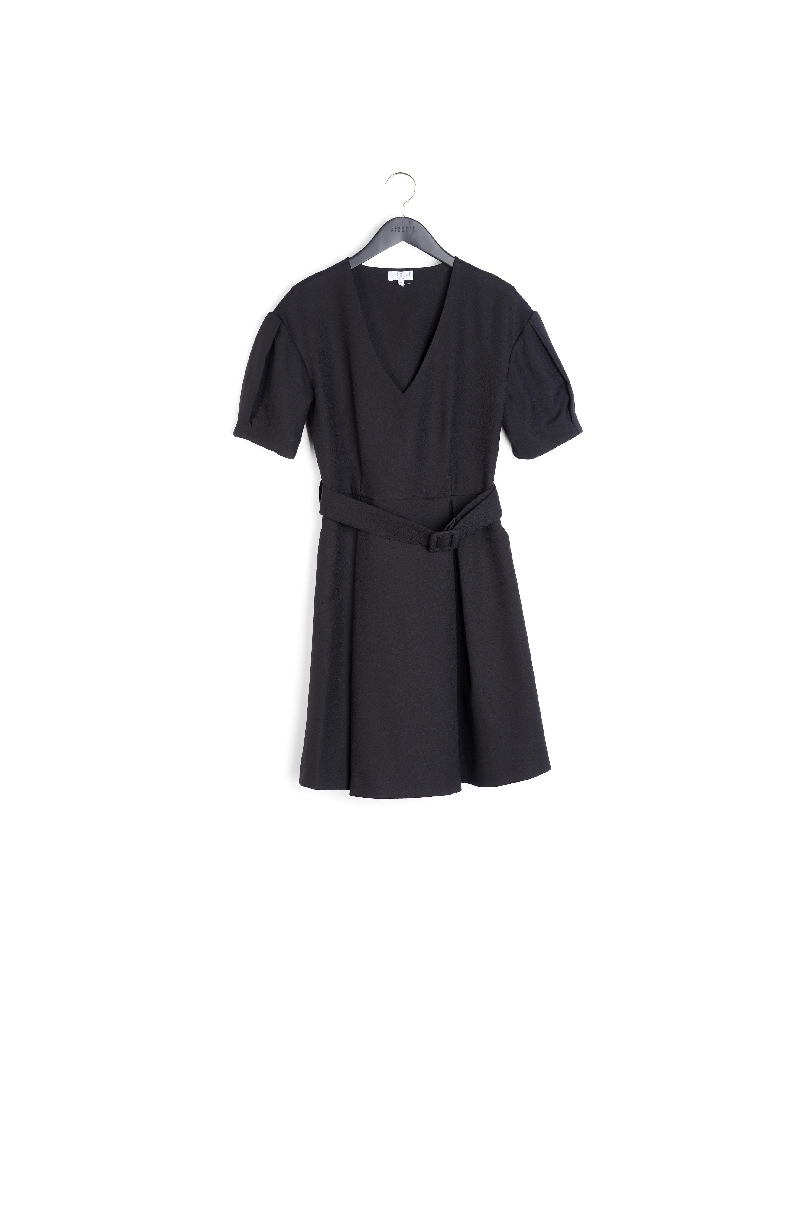 Robe noire évasée Faume - seconde main