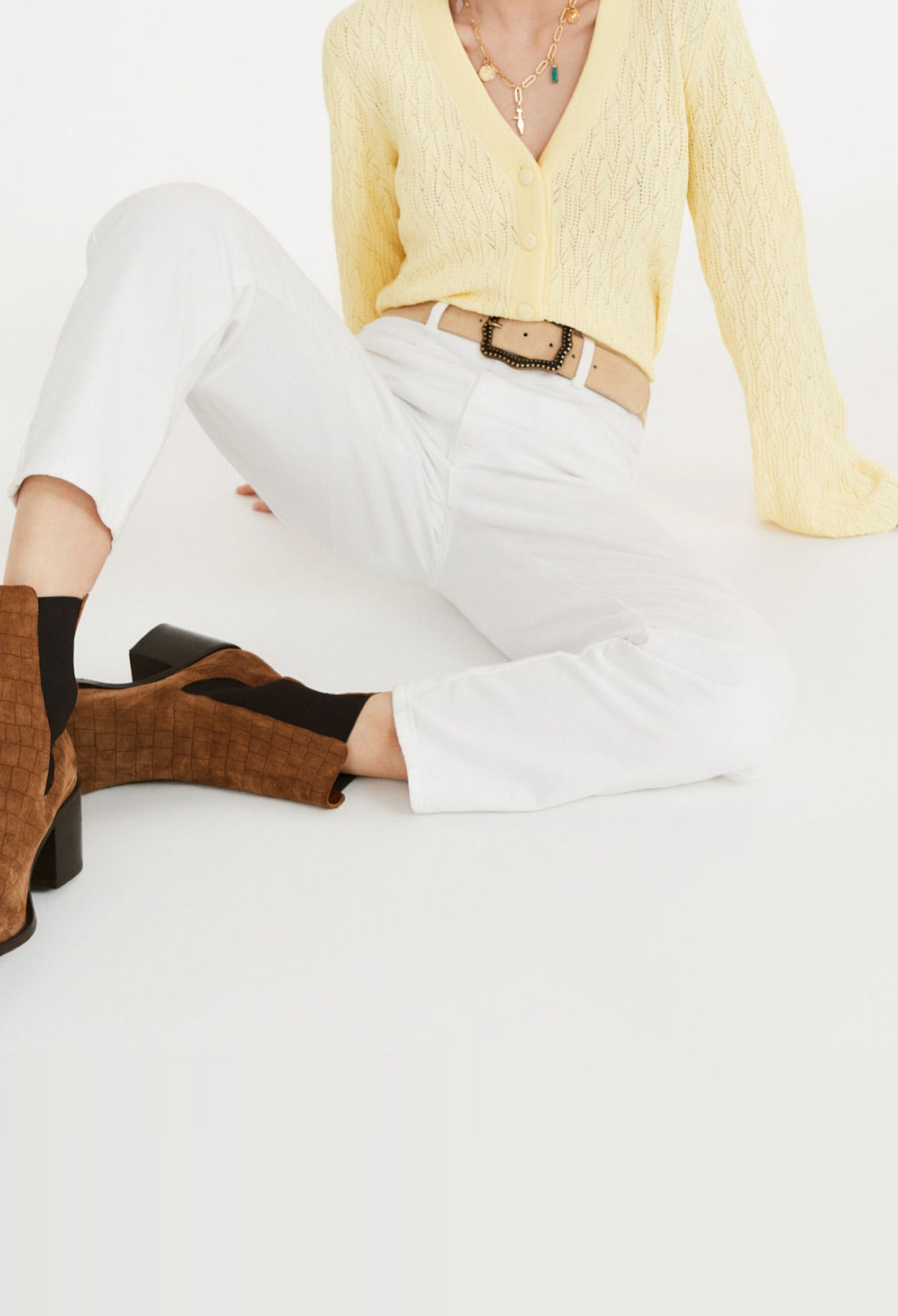 Cardigan points fantaisies Faume - seconde main