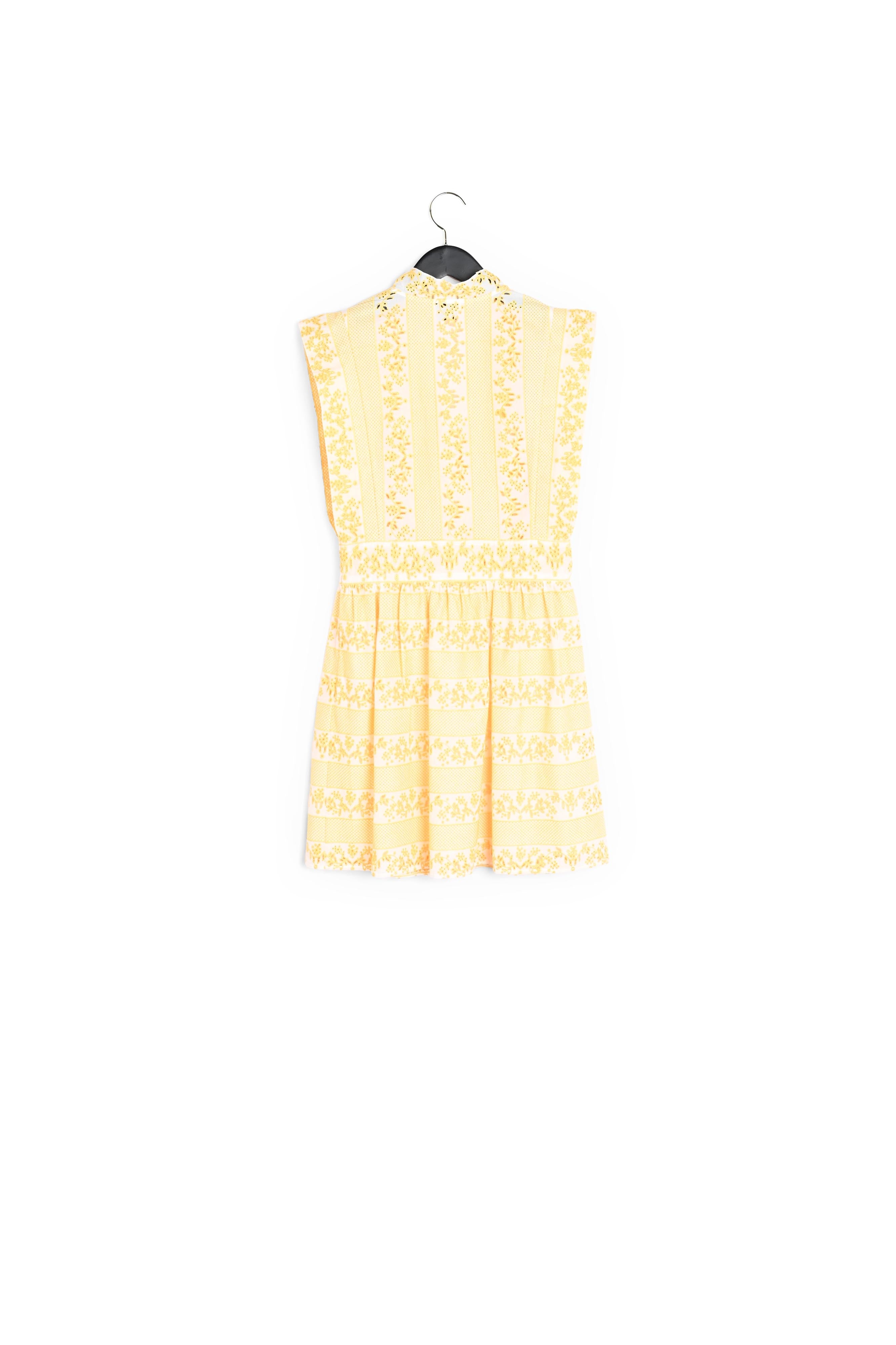 Robe courte en coton brodé Faume - seconde main