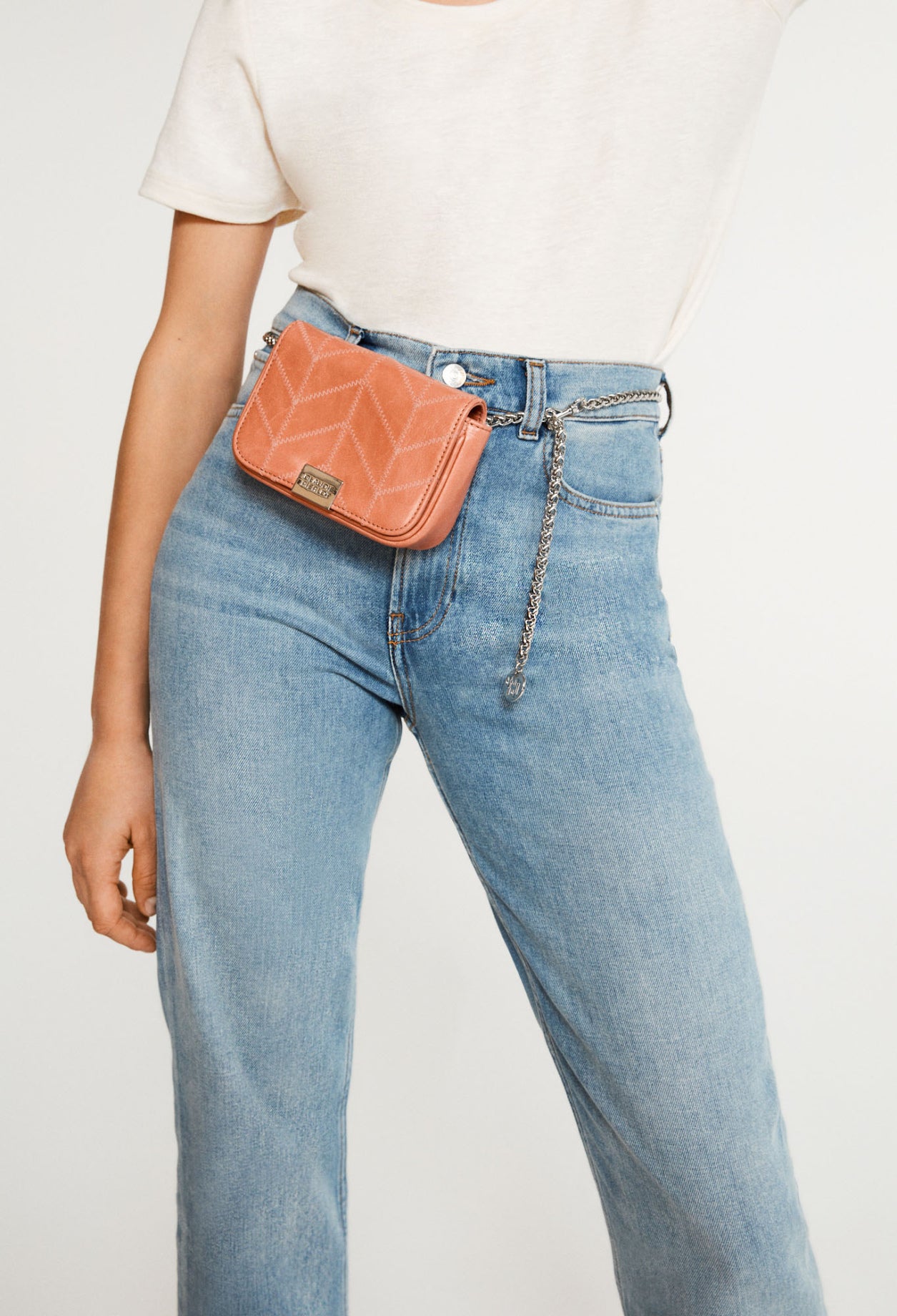 Pochette cuir verni Faume - seconde main