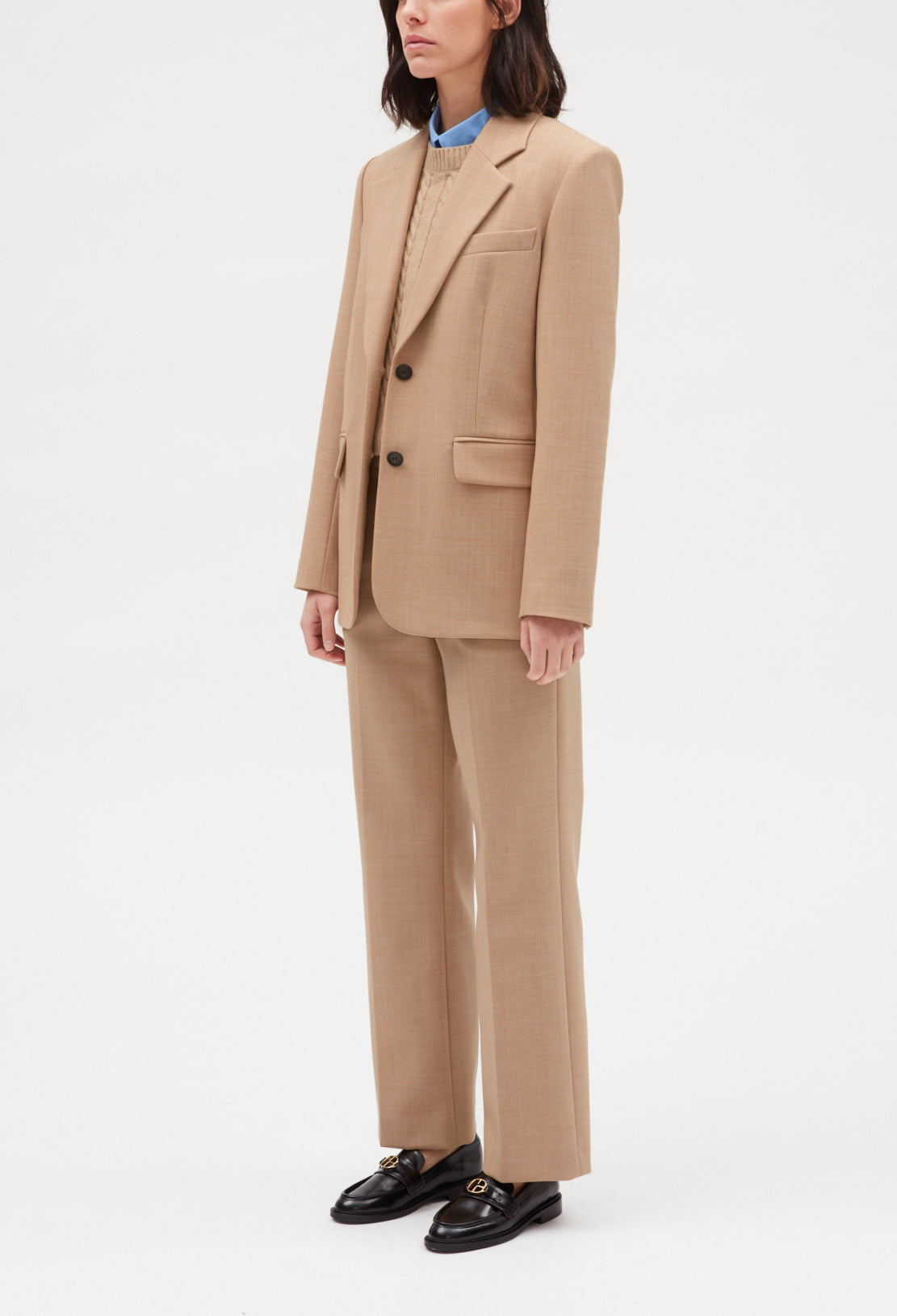 Veste tailleur beige Faume - seconde main