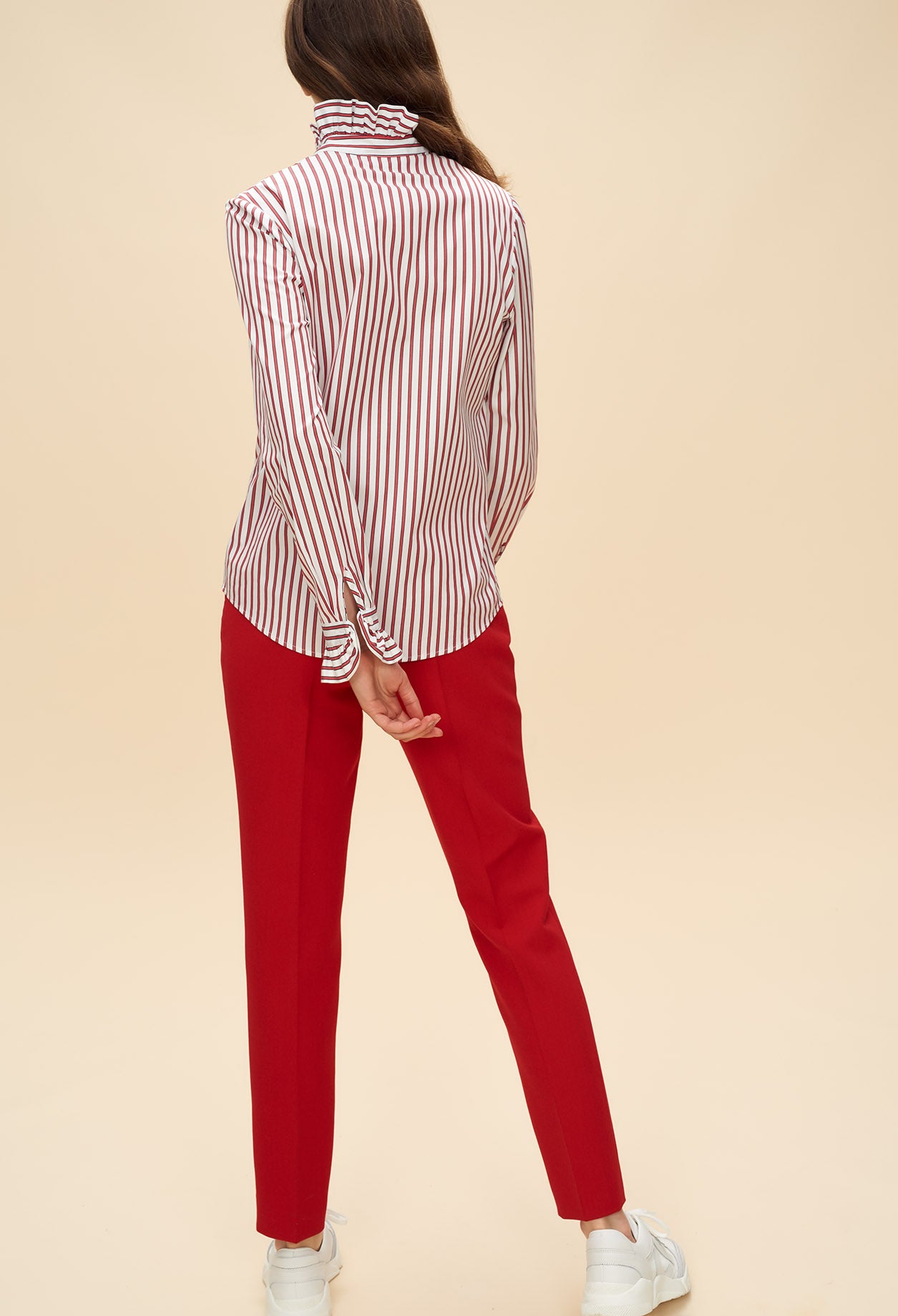 Chemise COLOMBE rayée Faume - seconde main