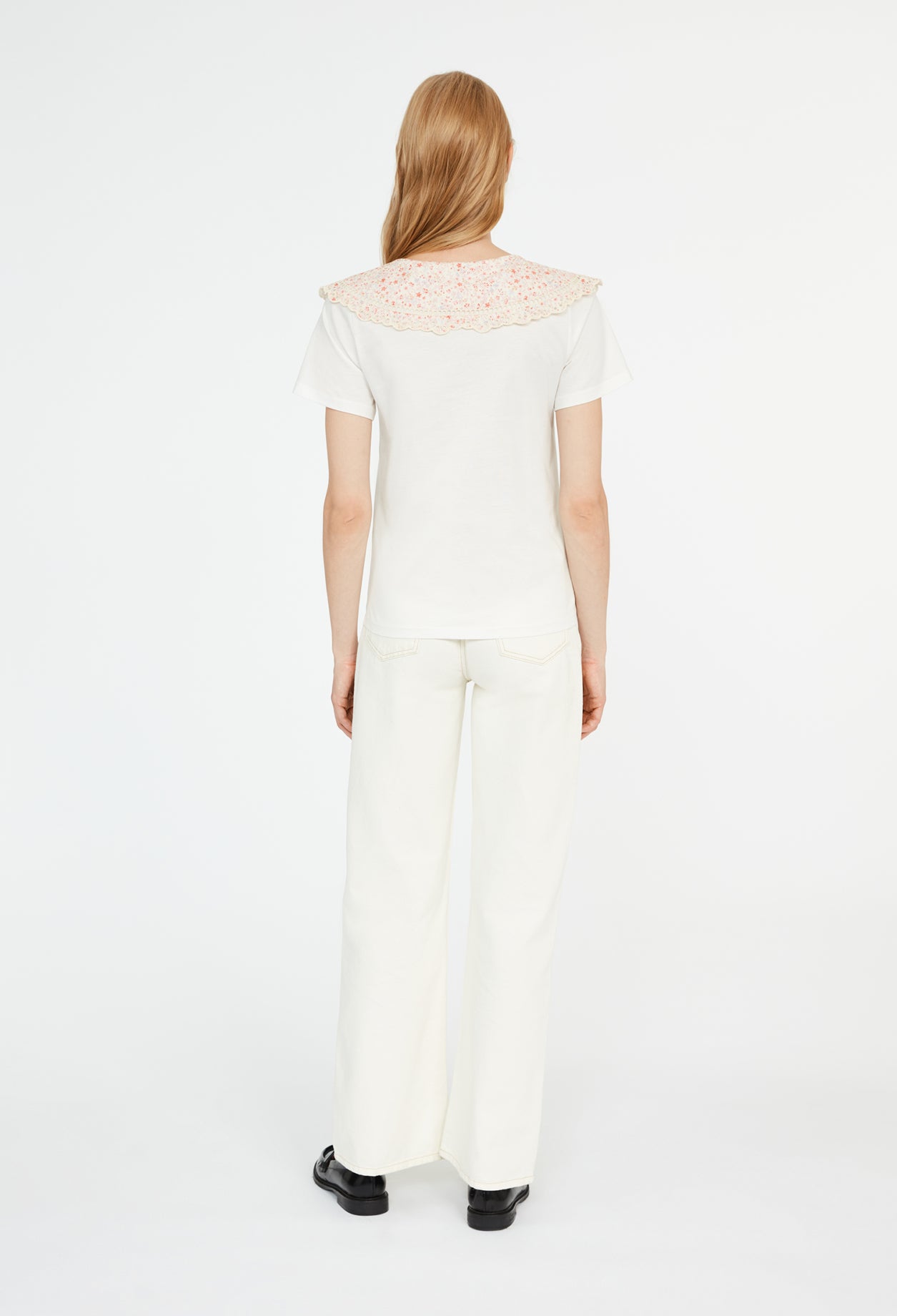 T-shirt col oversize Faume - seconde main