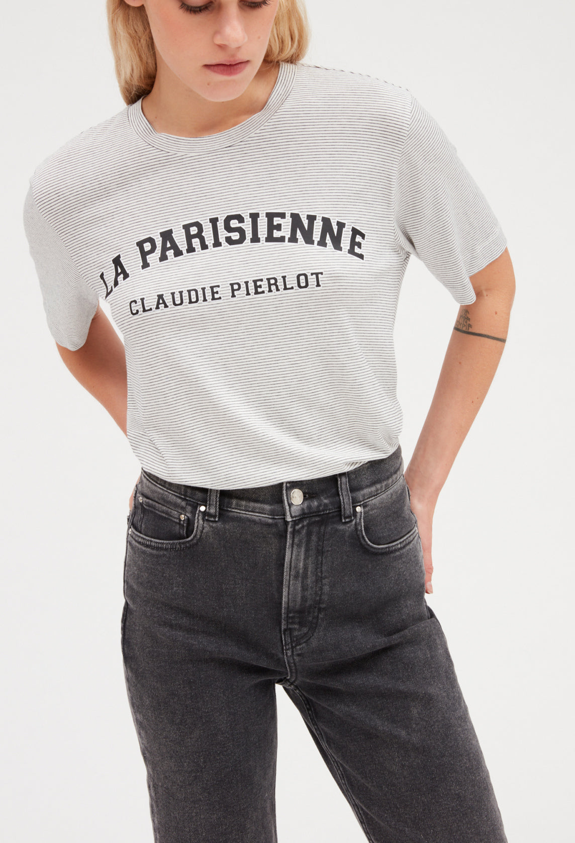 T-shirt La Parisienne rayé Faume - seconde main