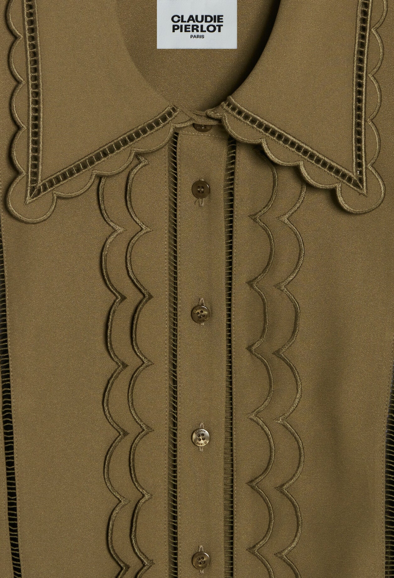 Chemise festonnée sans manches Faume - seconde main